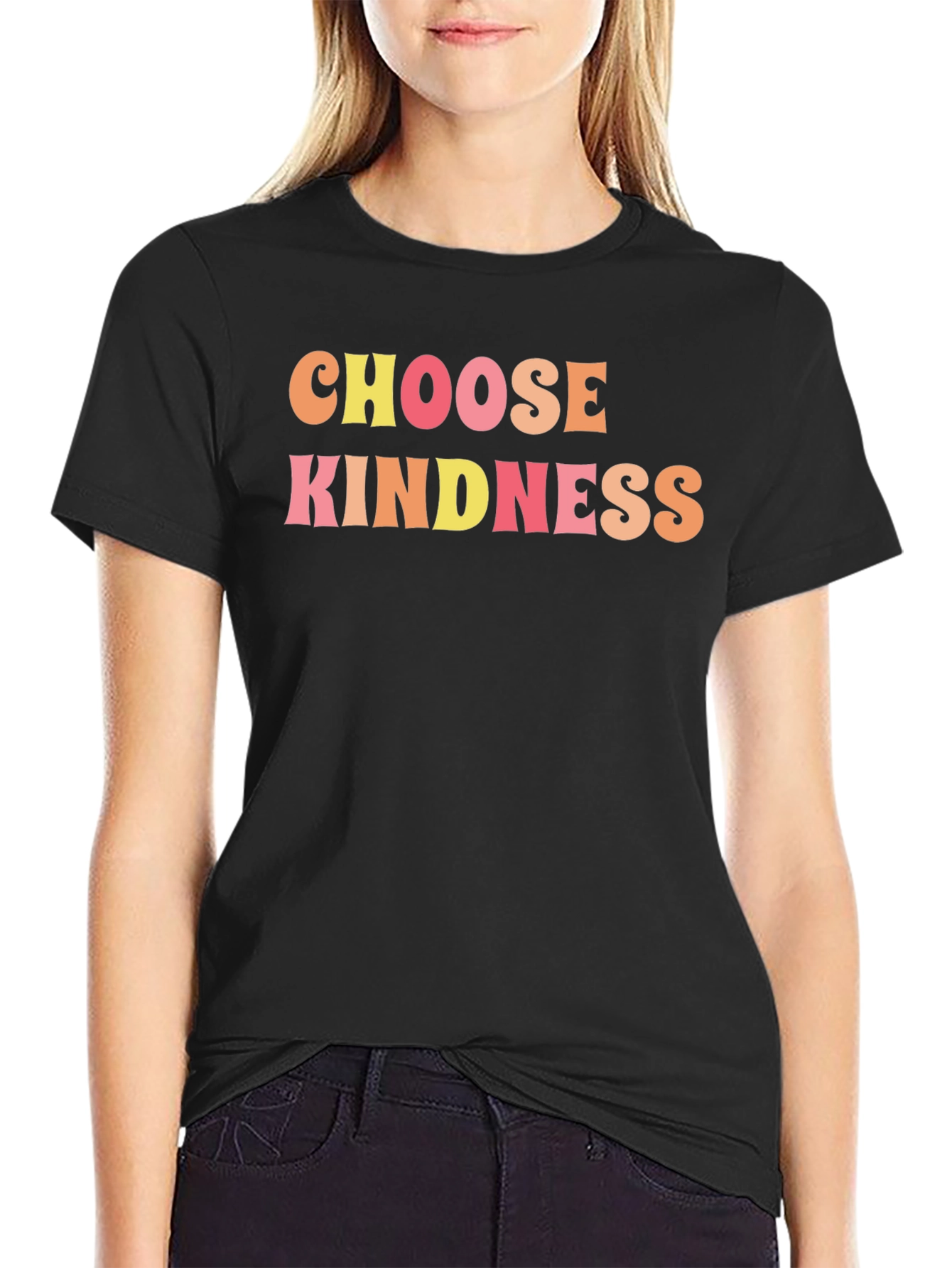 Choose Kindness Graphic Tee - Black