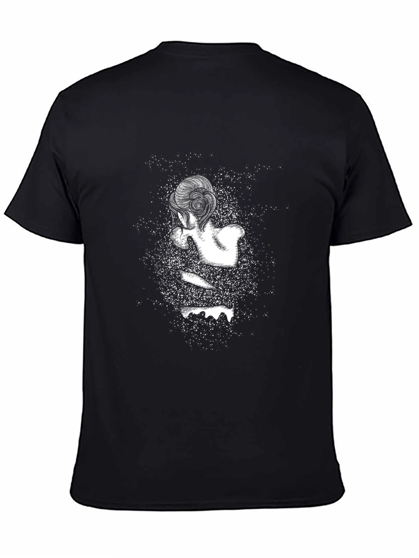 Graphic Print Black T-Shirt