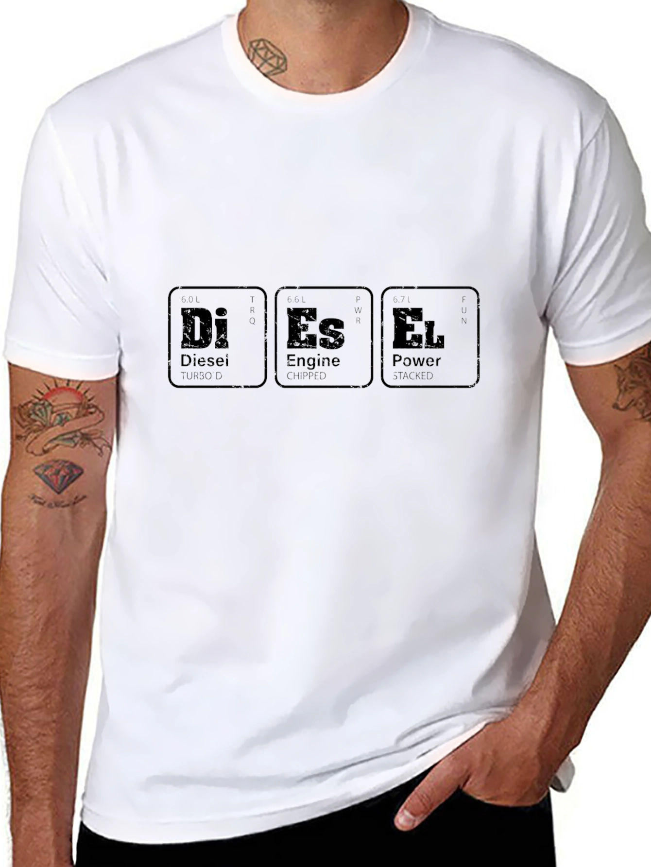 Diesel Engine Power T-Shirt - Chemistry Style