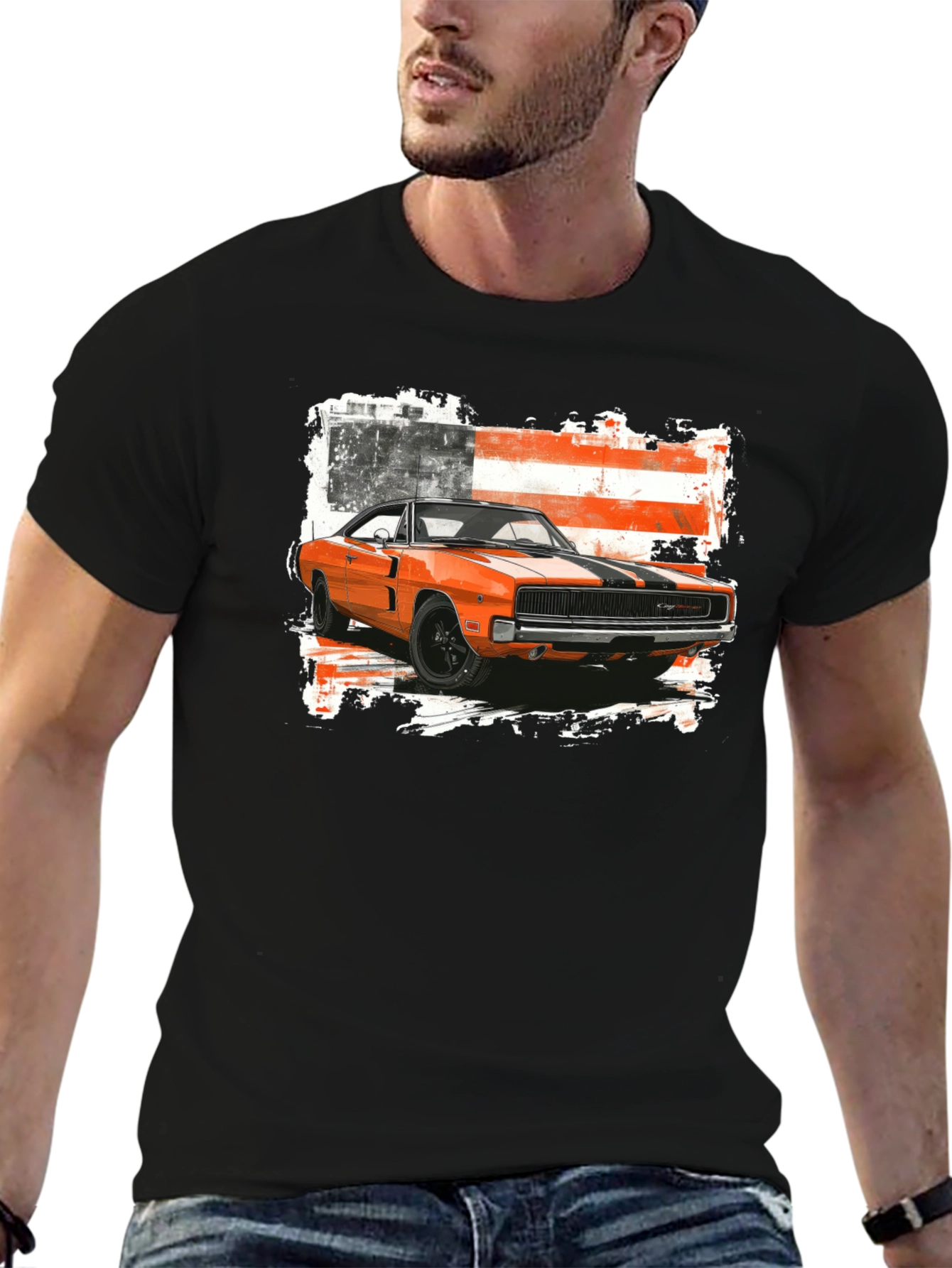 Classic American Muscle Car Graphic Tee