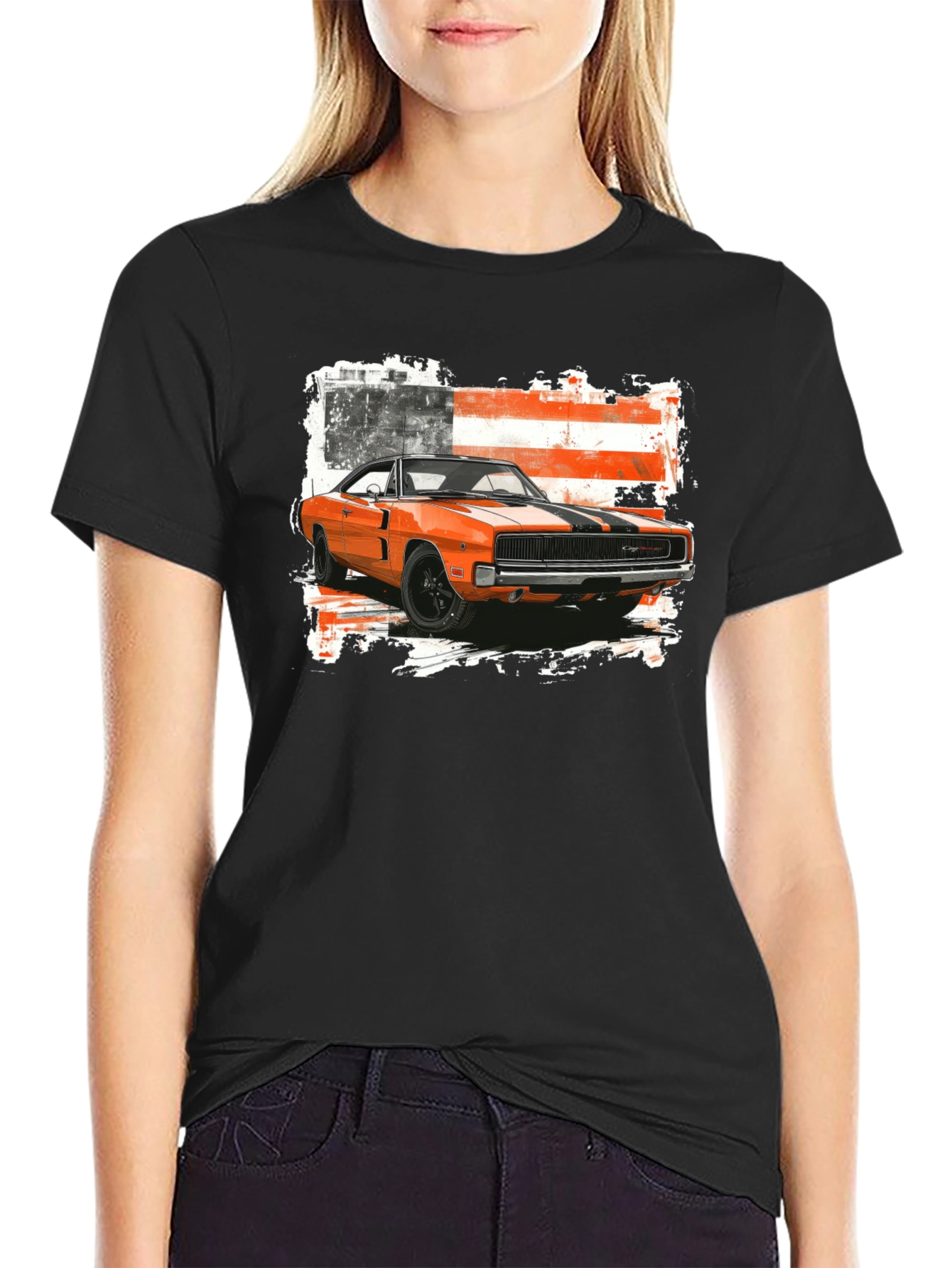 Classic American Muscle Car Graphic Tee