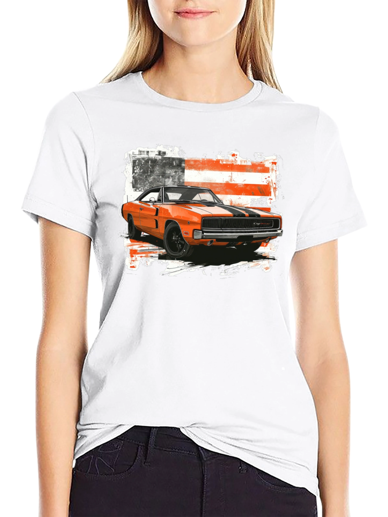 Classic American Muscle Car Graphic Tee