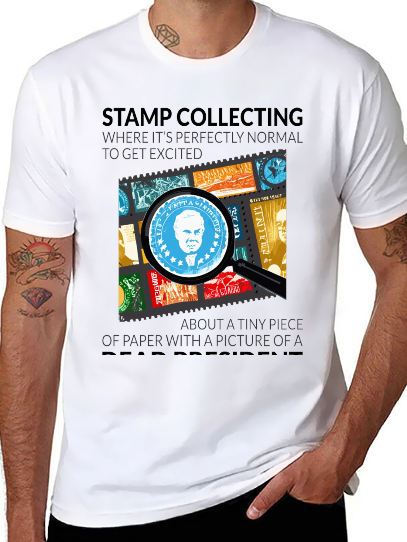 Stamp Collecting T-Shirt