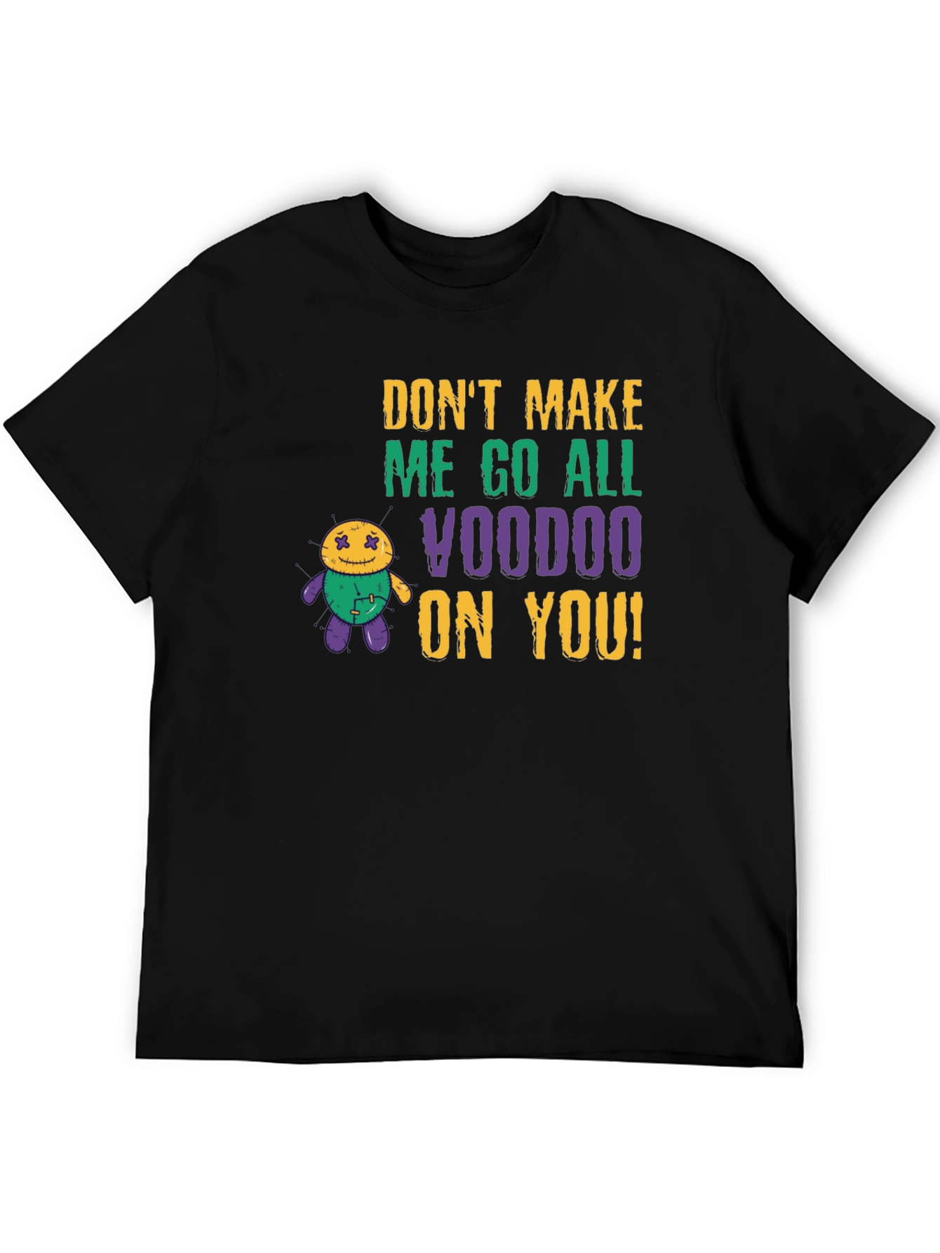 Voodoo Doll Graphic Tee - Black