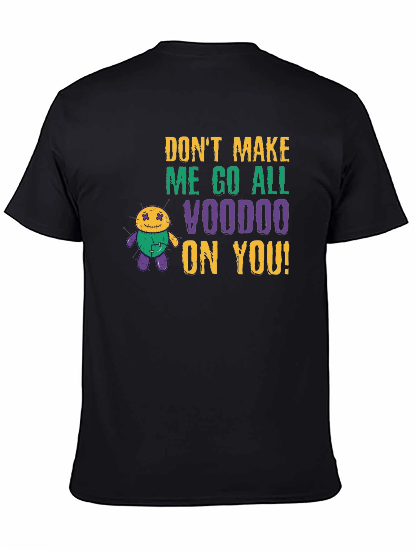 Voodoo Doll Graphic Tee - Black