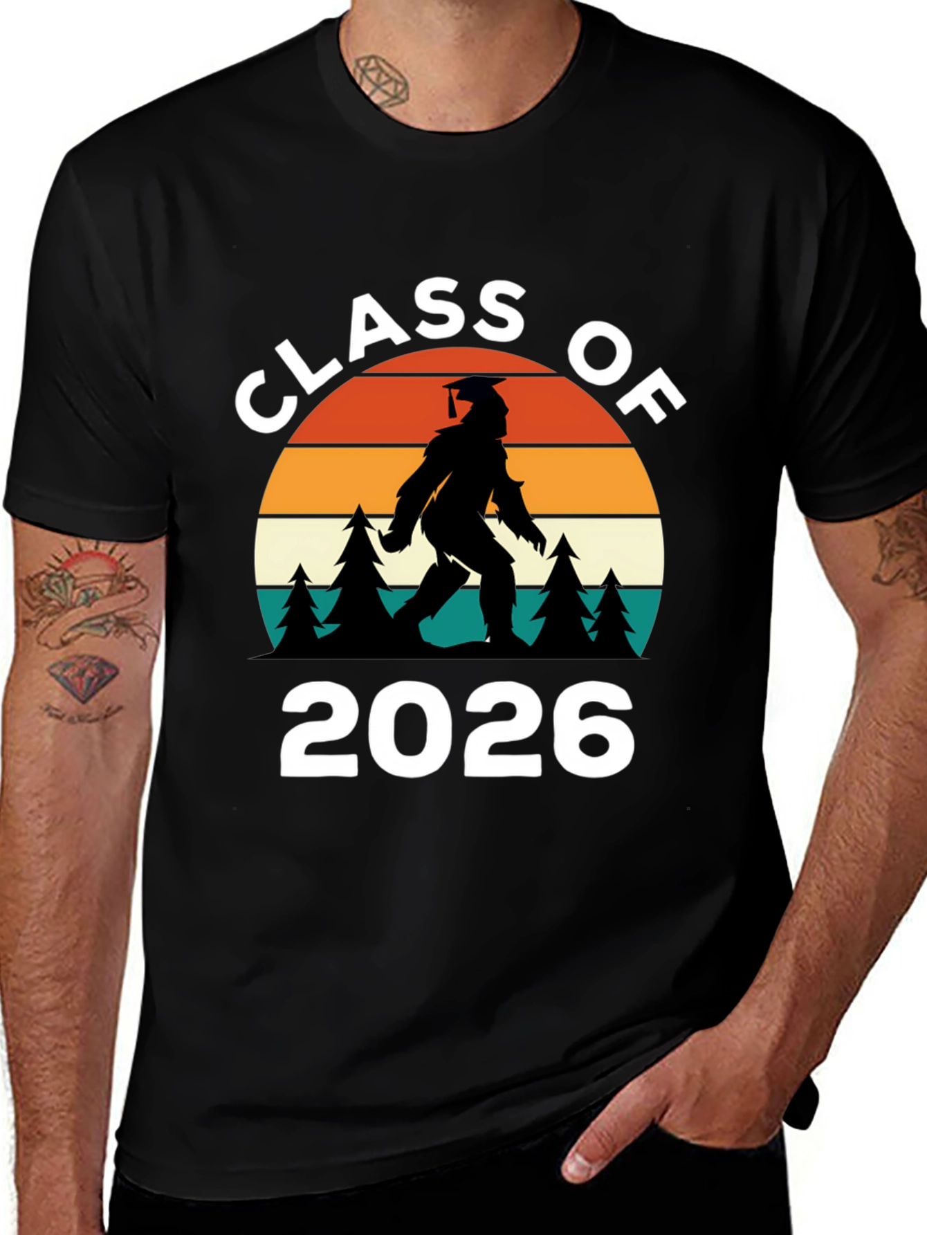 Class of 2026 Bigfoot Graduation T-Shirt
