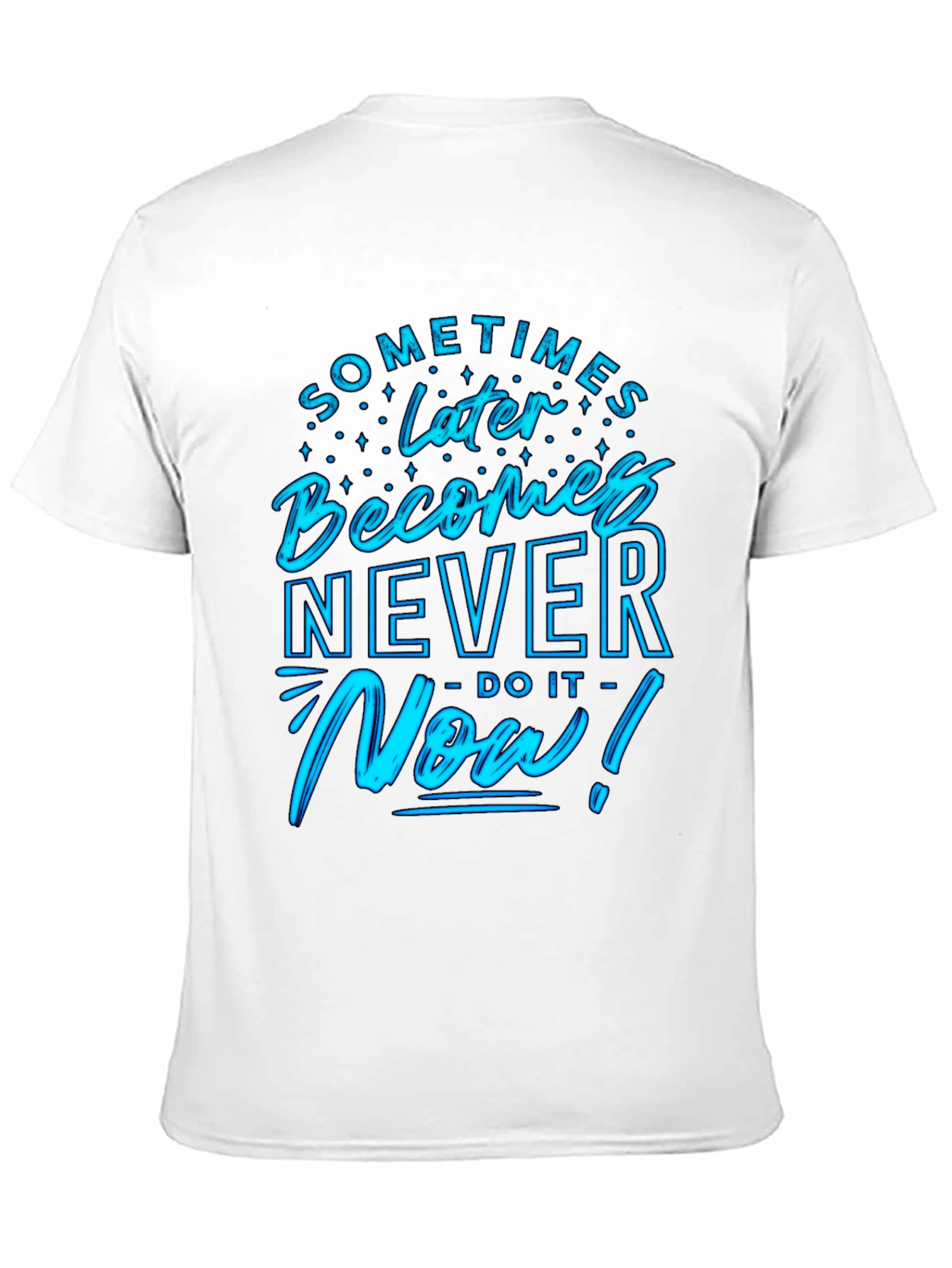 Motivational Now! Graphic Tee - Black