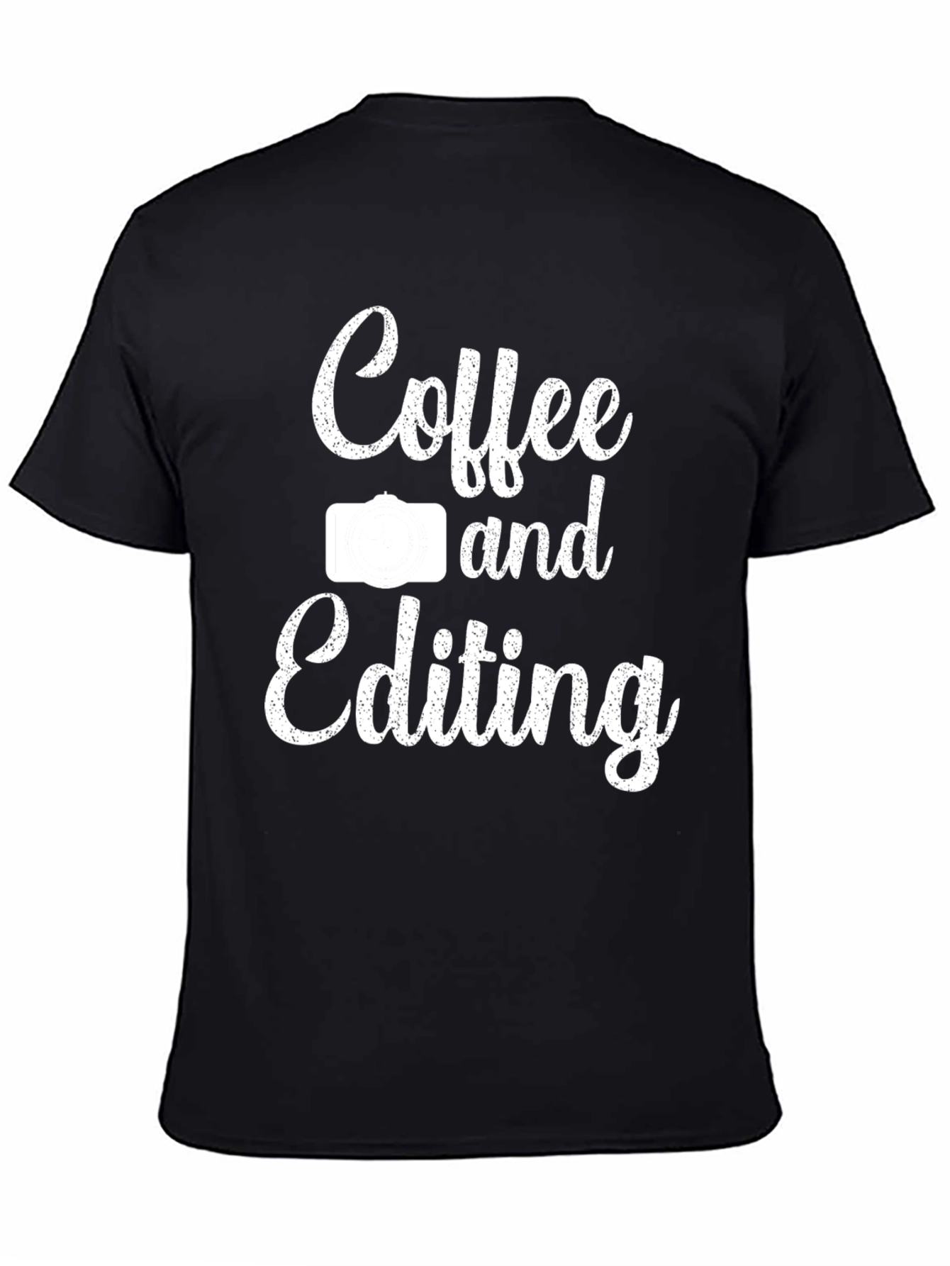 Coffee & Editing T-Shirt - Photographers Graphic Tee