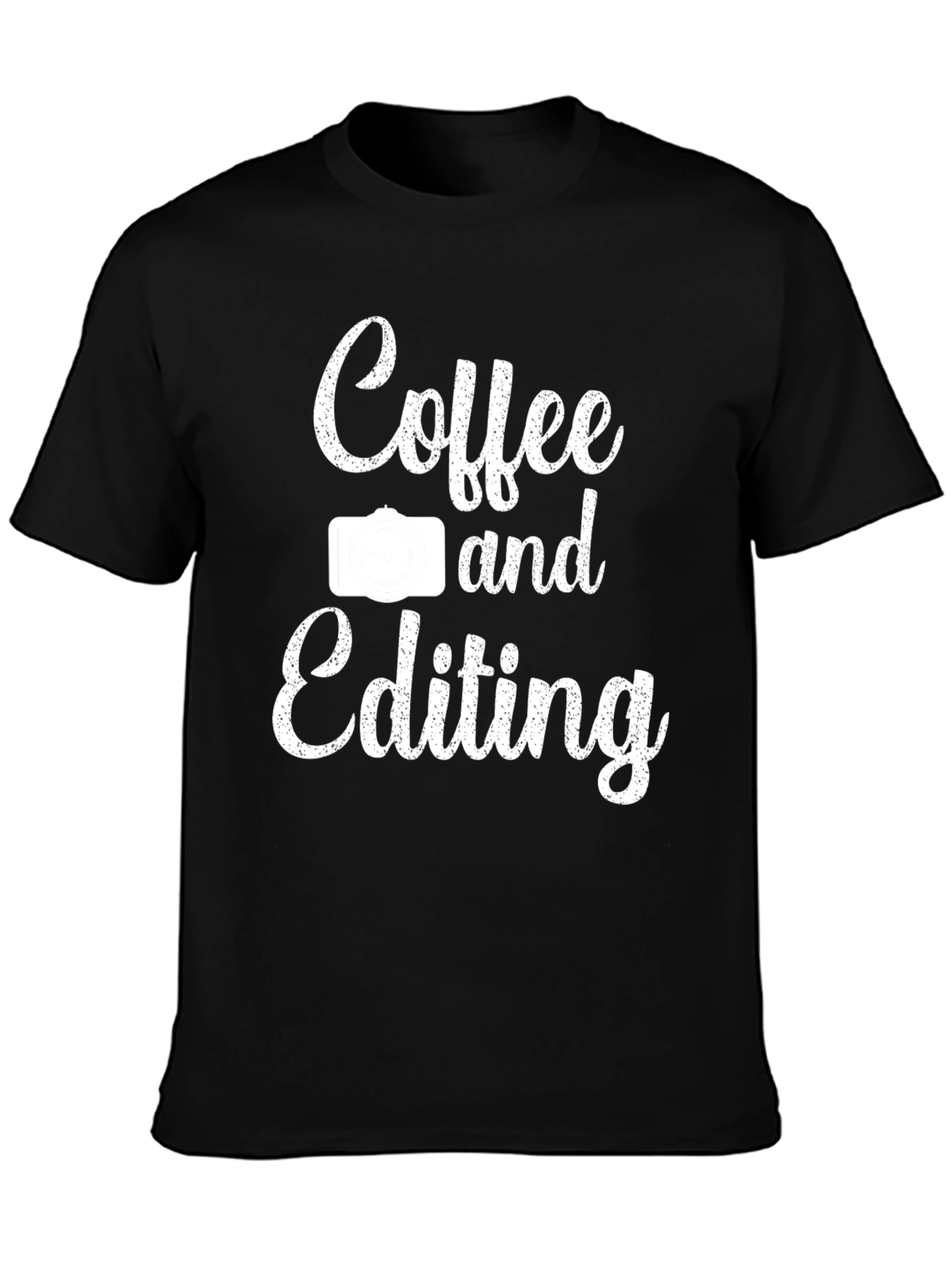Coffee & Editing T-Shirt - Photographers Graphic Tee
