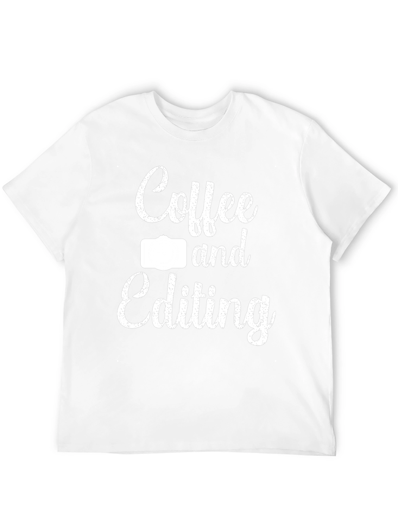 Coffee & Editing T-Shirt - Photographers Graphic Tee