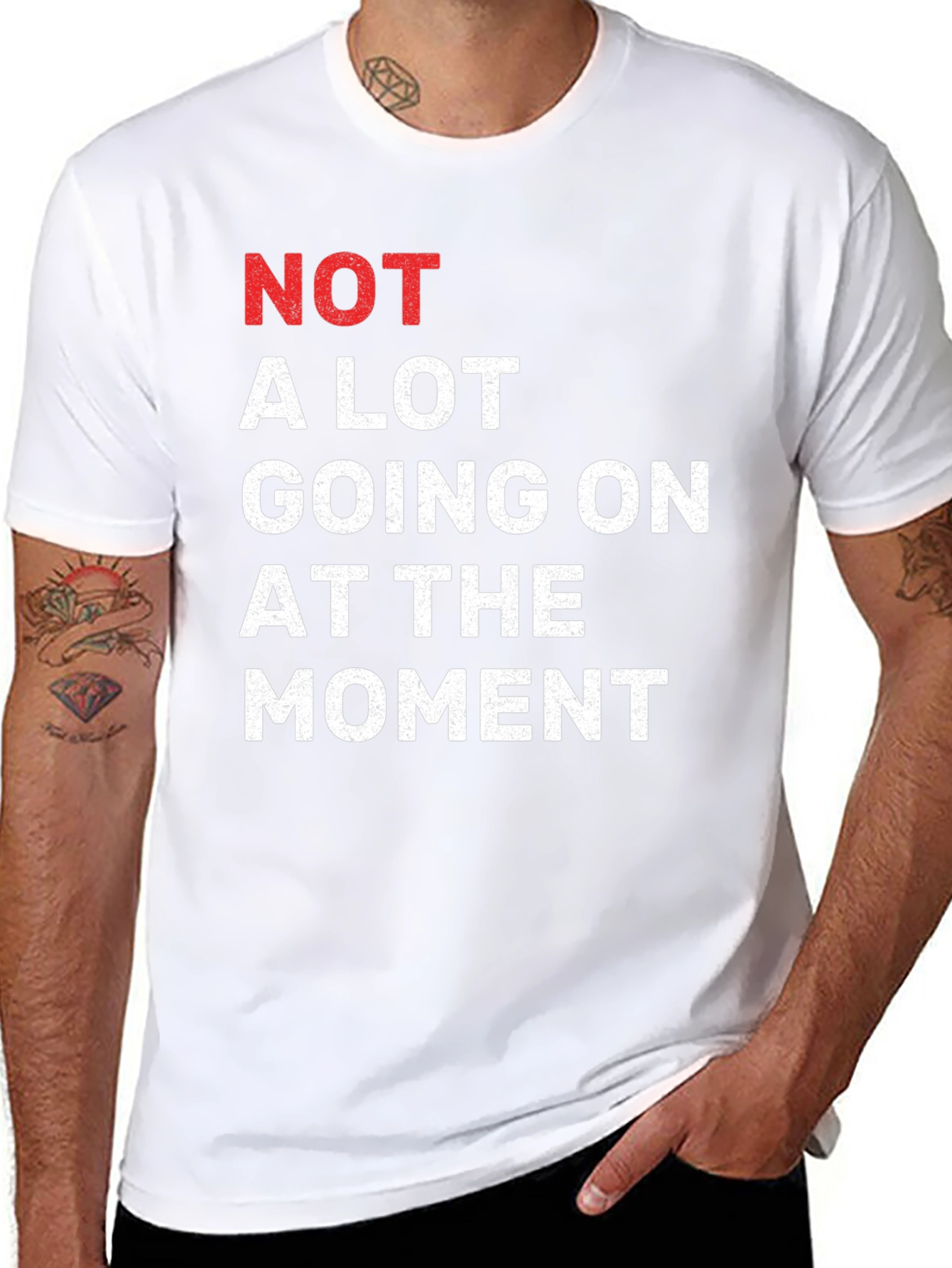 Funny Not A Lot Going On Graphic Tee
