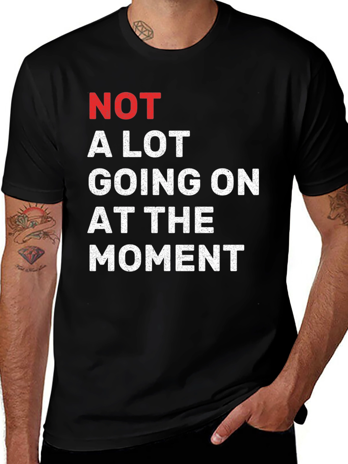 Funny Not A Lot Going On Graphic Tee