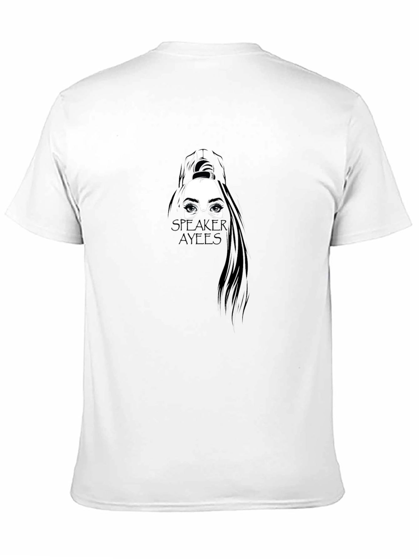 Speaker Ayees Graphic T-Shirt - Black