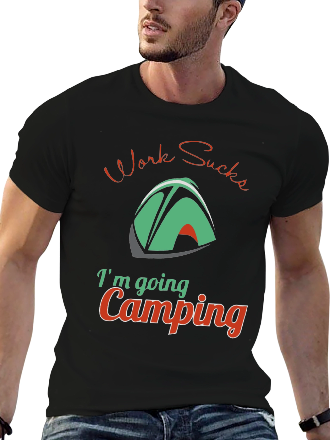 Work Sucks Im Going Camping T-Shirt