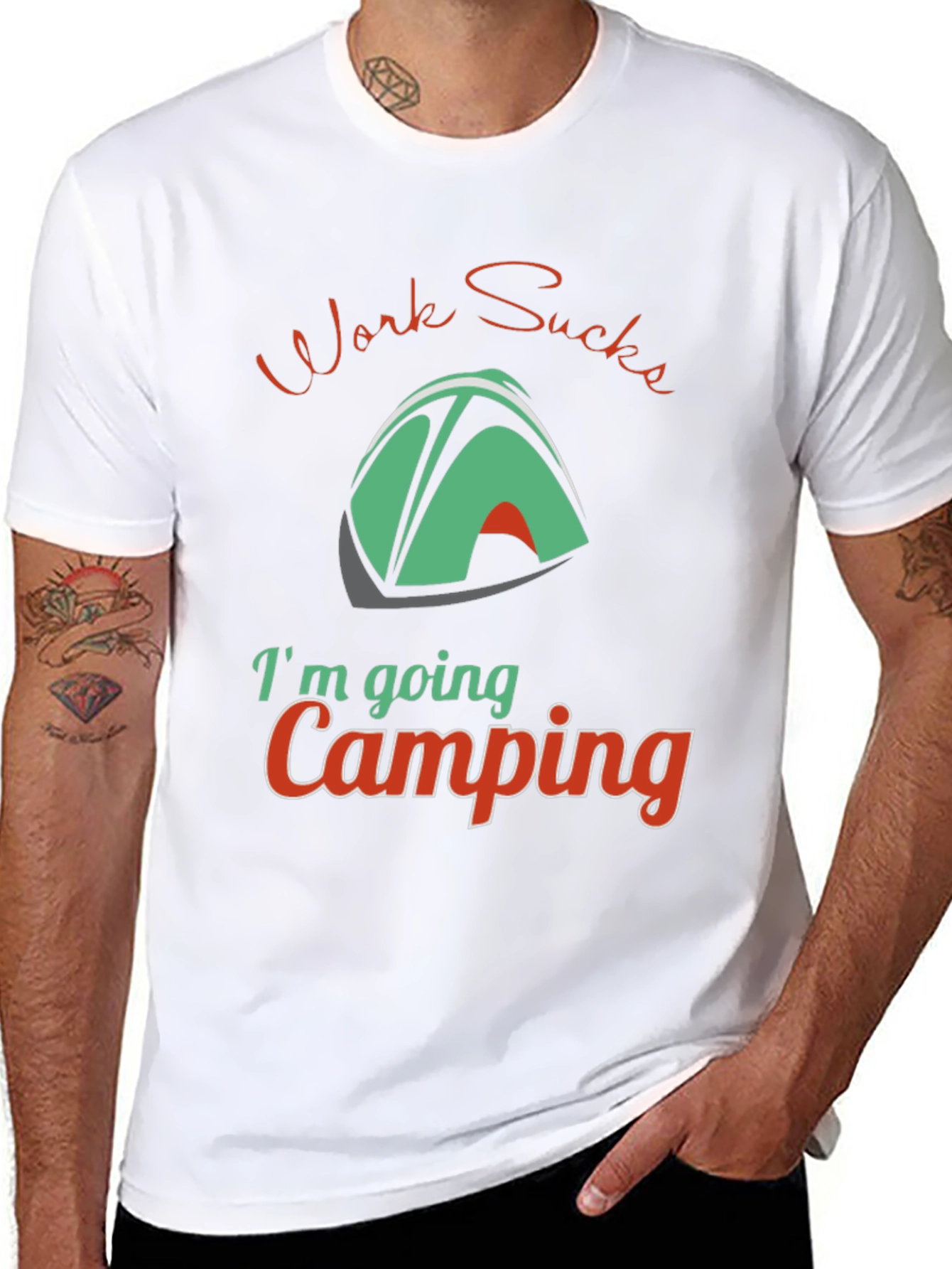Work Sucks Im Going Camping T-Shirt
