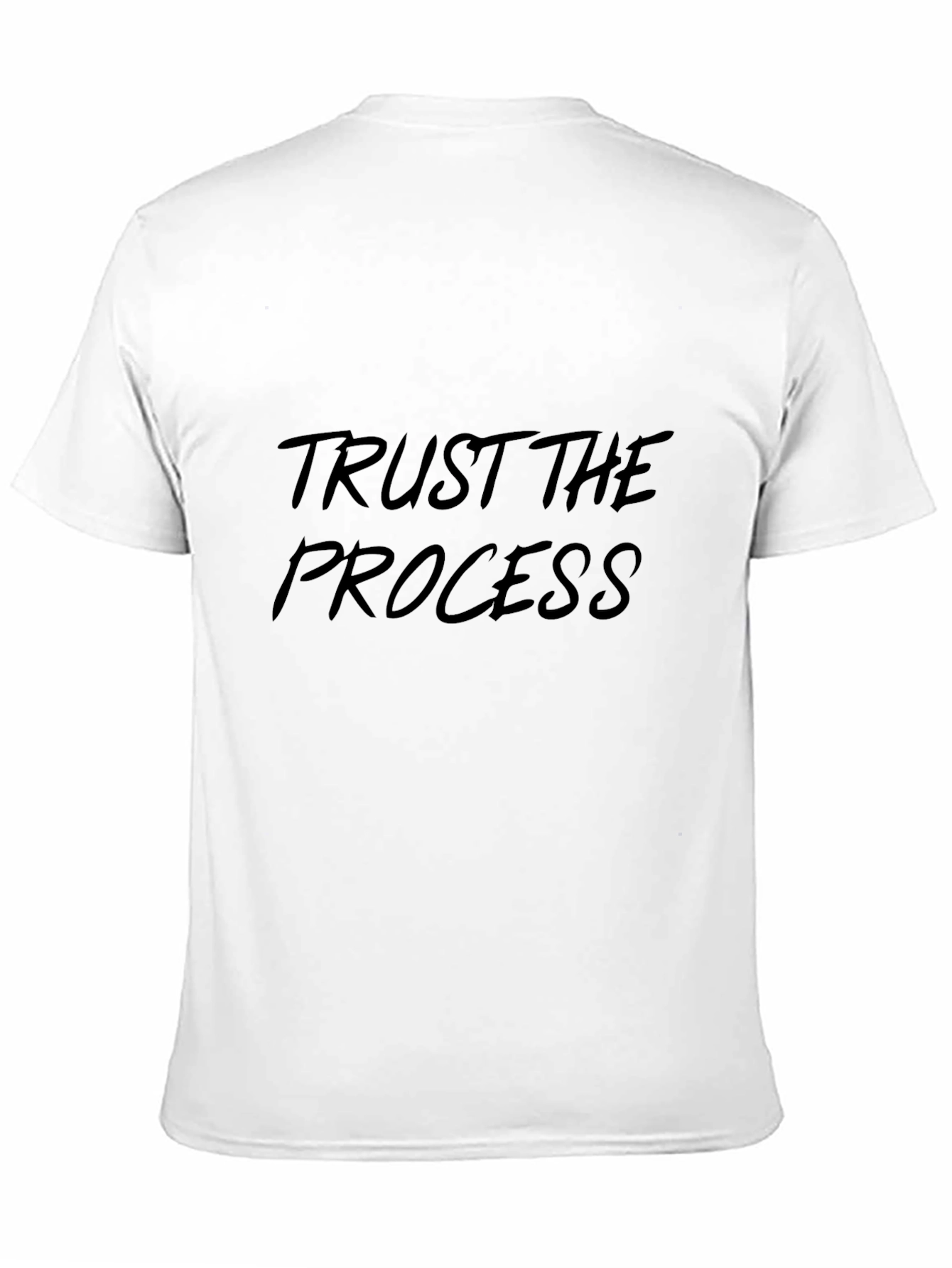 Trust the Process Black Graphic Tee