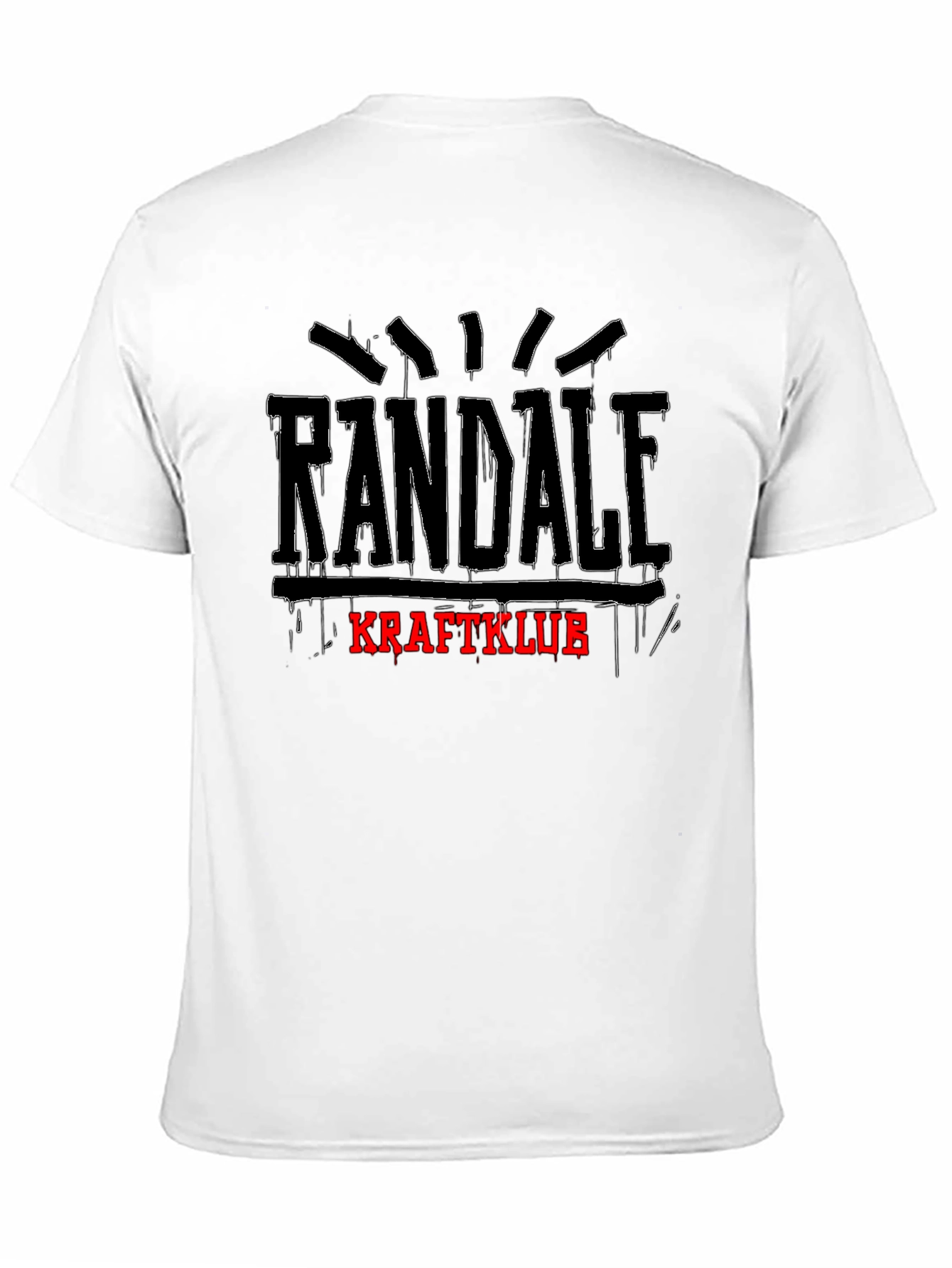 Randale Kraftklub T-Shirt Black Graphic Tee