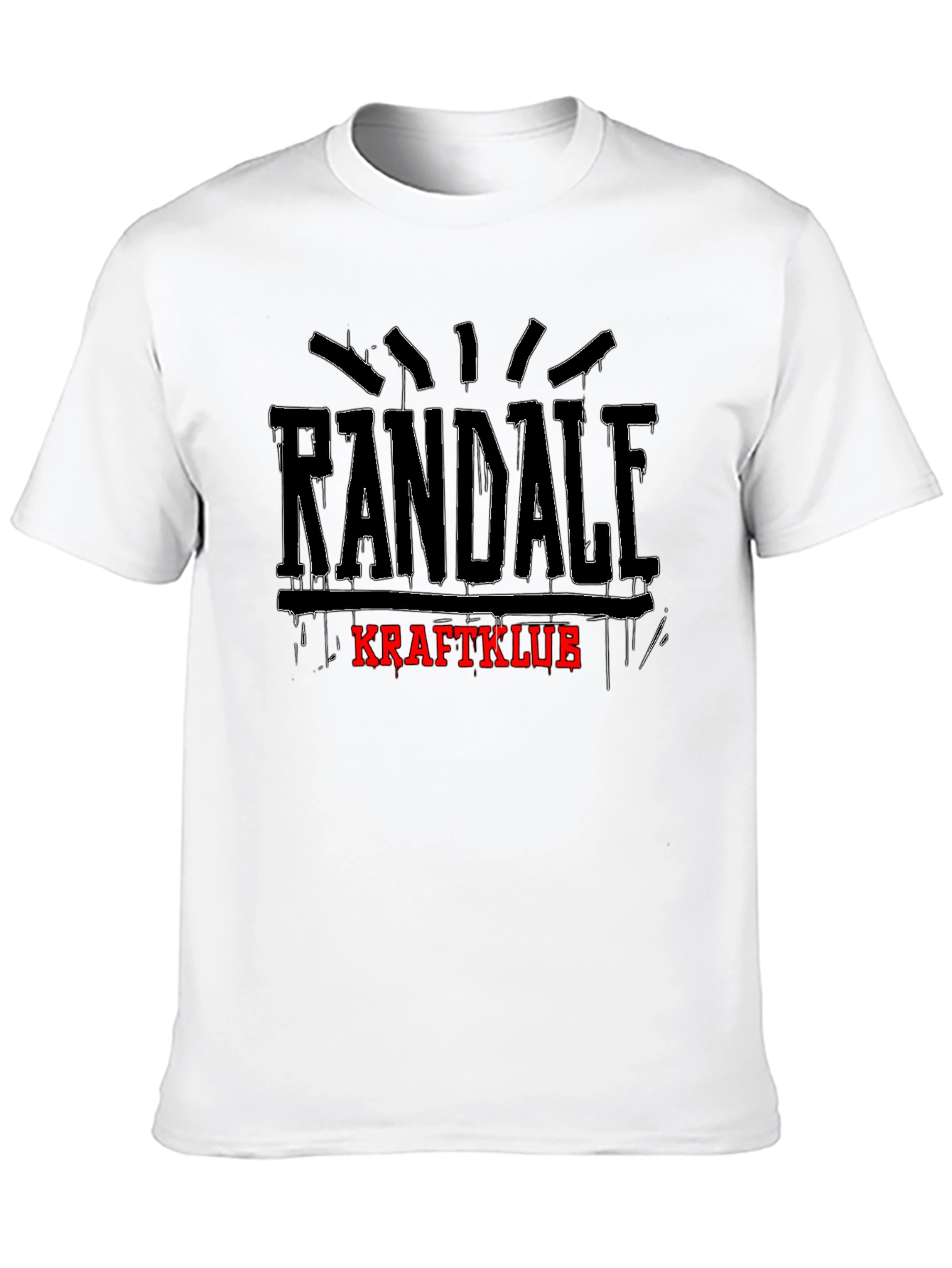 Randale Kraftklub T-Shirt Black Graphic Tee