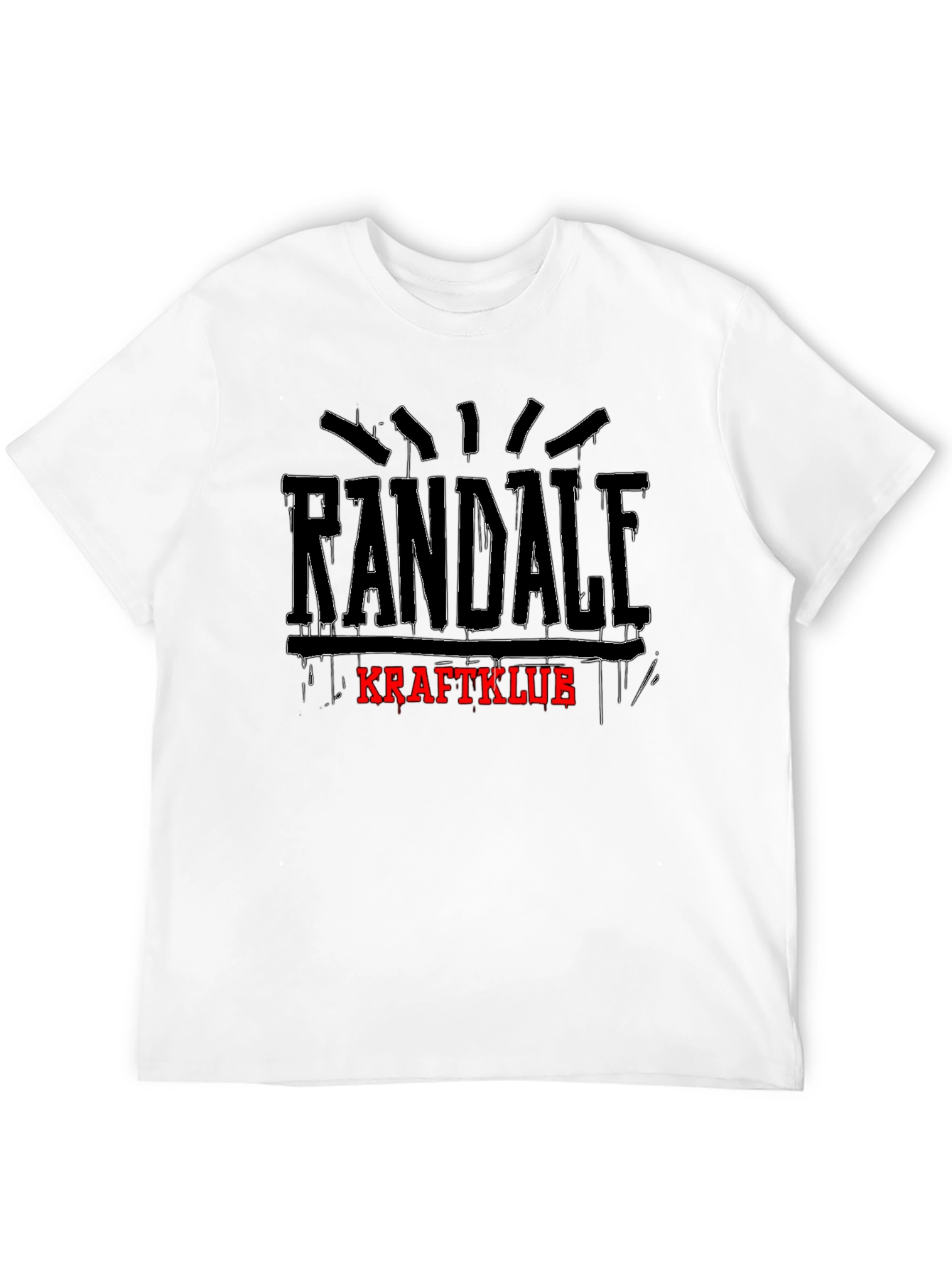 Randale Kraftklub T-Shirt Black Graphic Tee