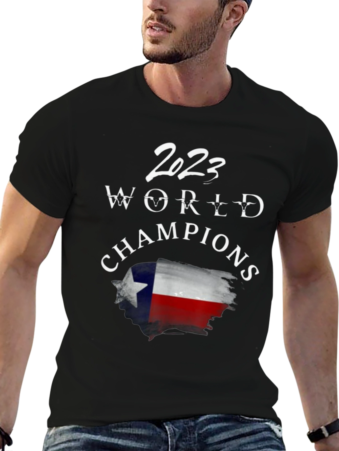 2023 World Champions Texas Flag Graphic T-Shirt