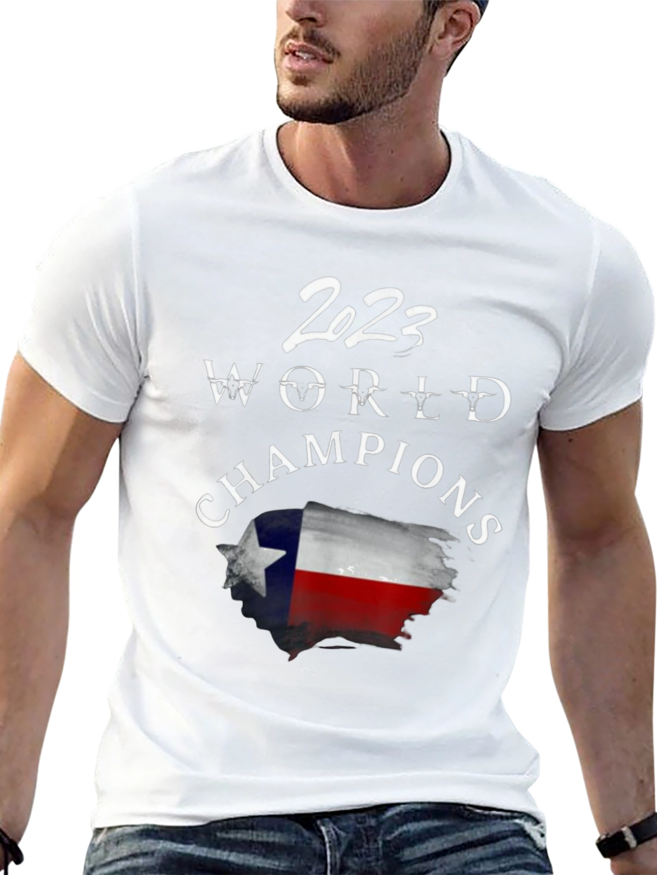 2023 World Champions Texas Flag Graphic T-Shirt