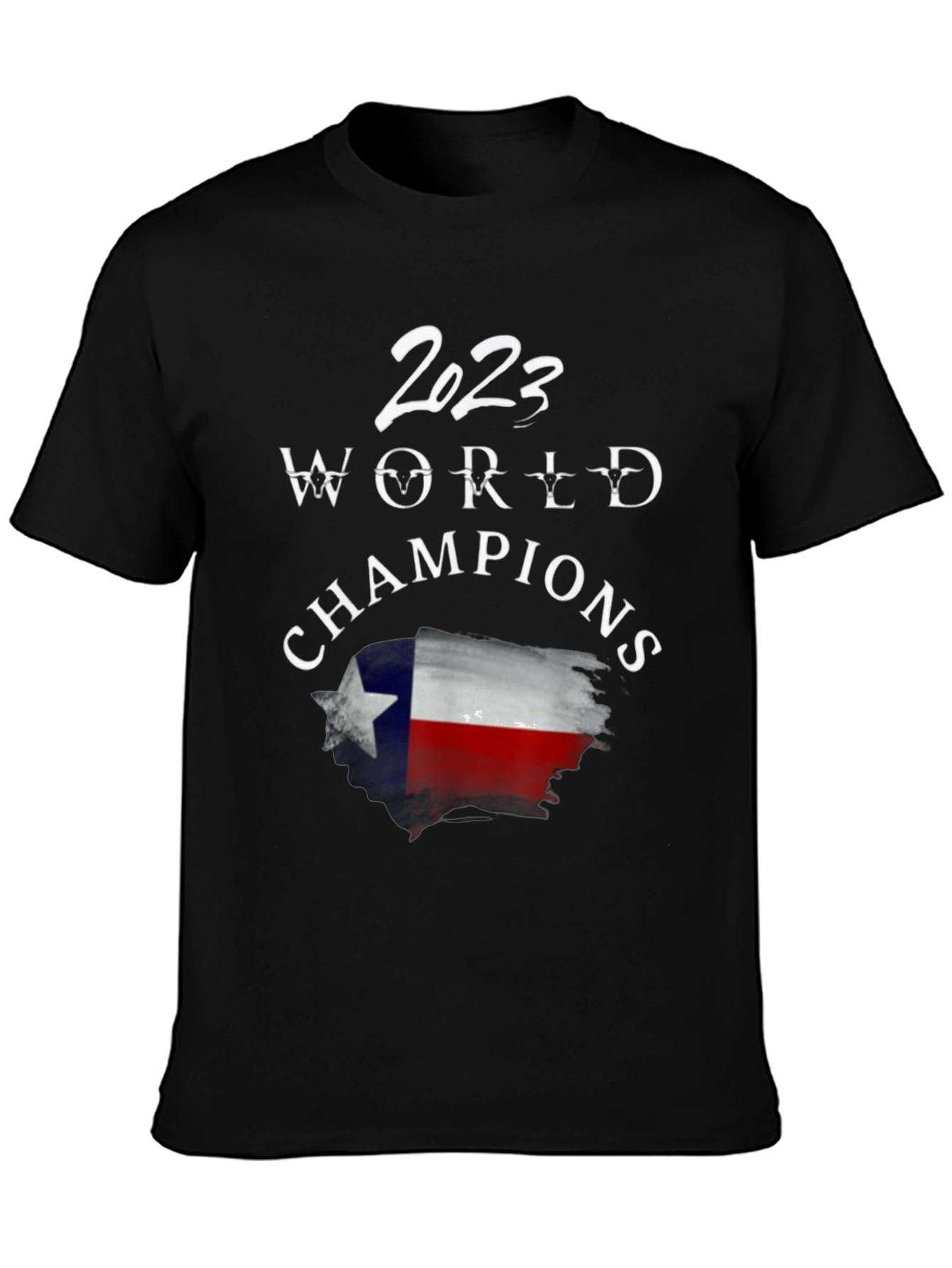 2023 World Champions Texas Flag Graphic T-Shirt