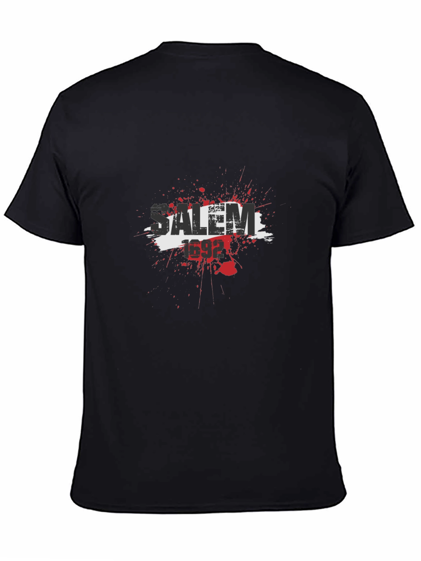 Salem 1692 Mens Black Graphic T-Shirt