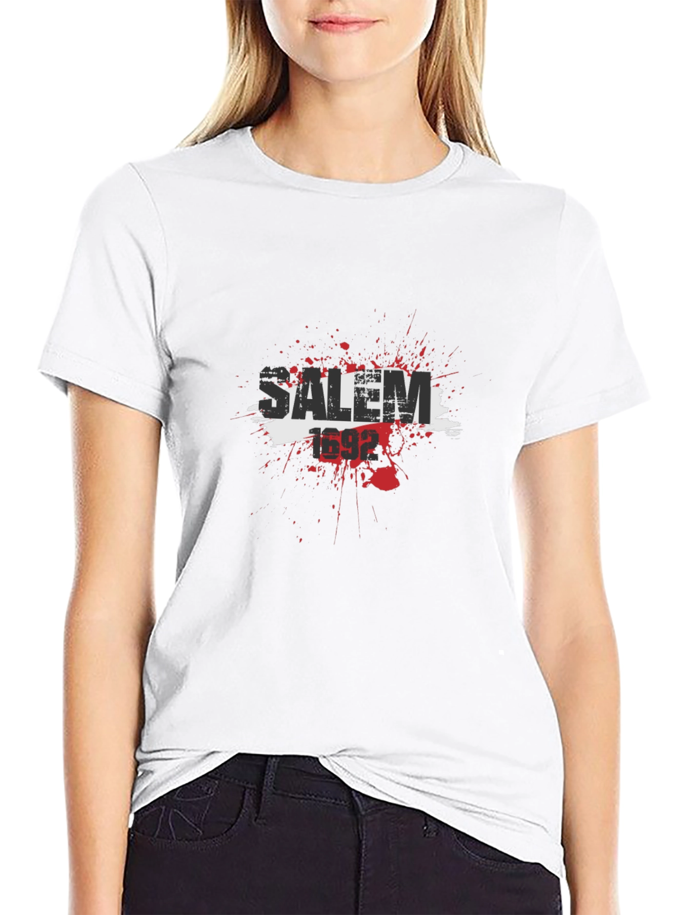Salem 1692 Mens Black Graphic T-Shirt