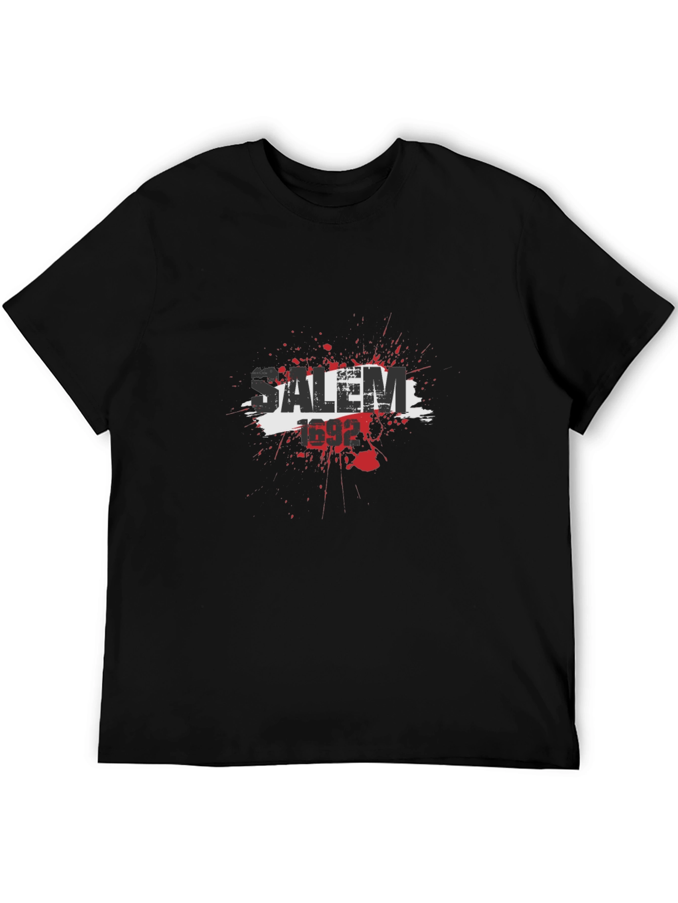 Salem 1692 Mens Black Graphic T-Shirt