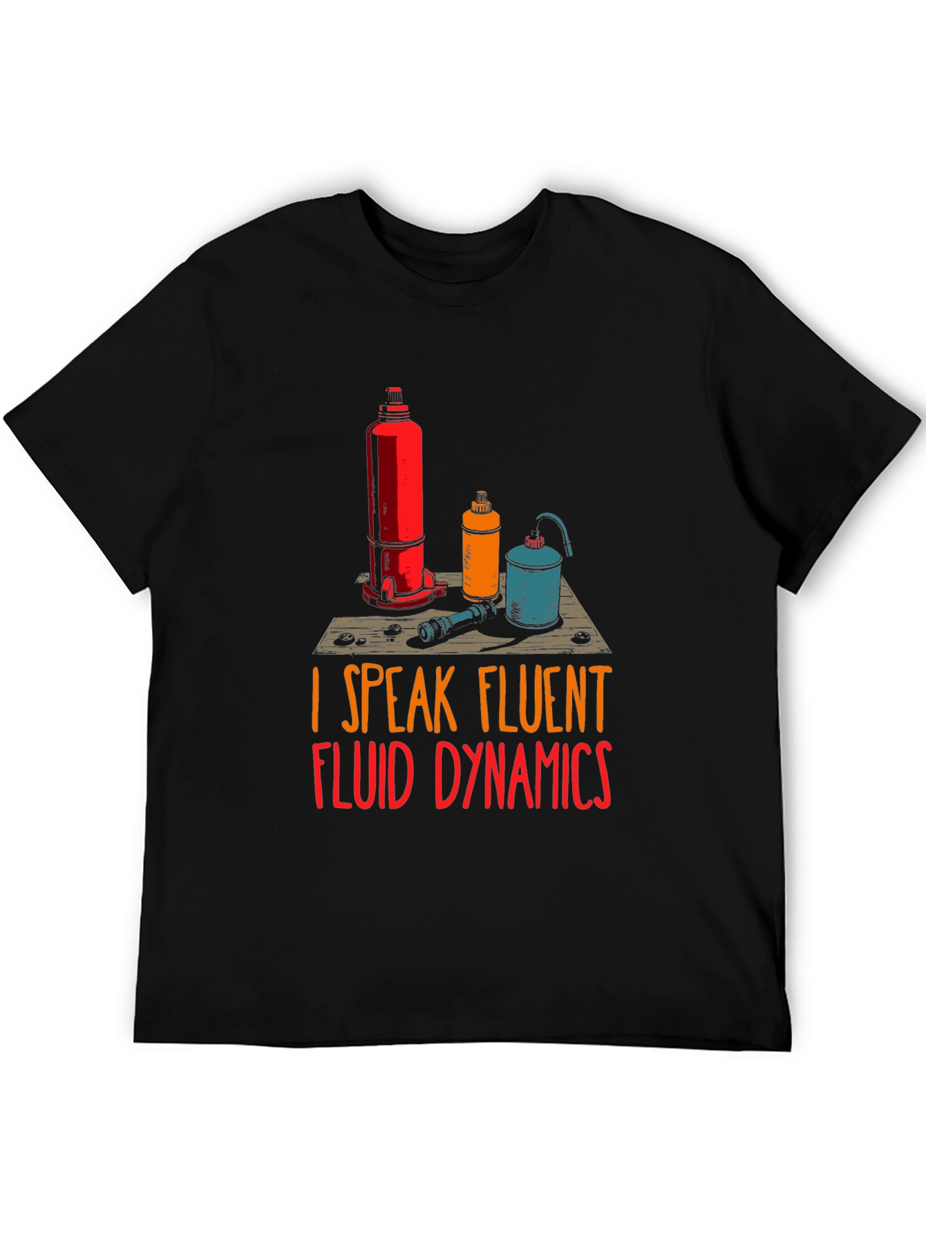Fluent Fluid Dynamics Graphic T-Shirt
