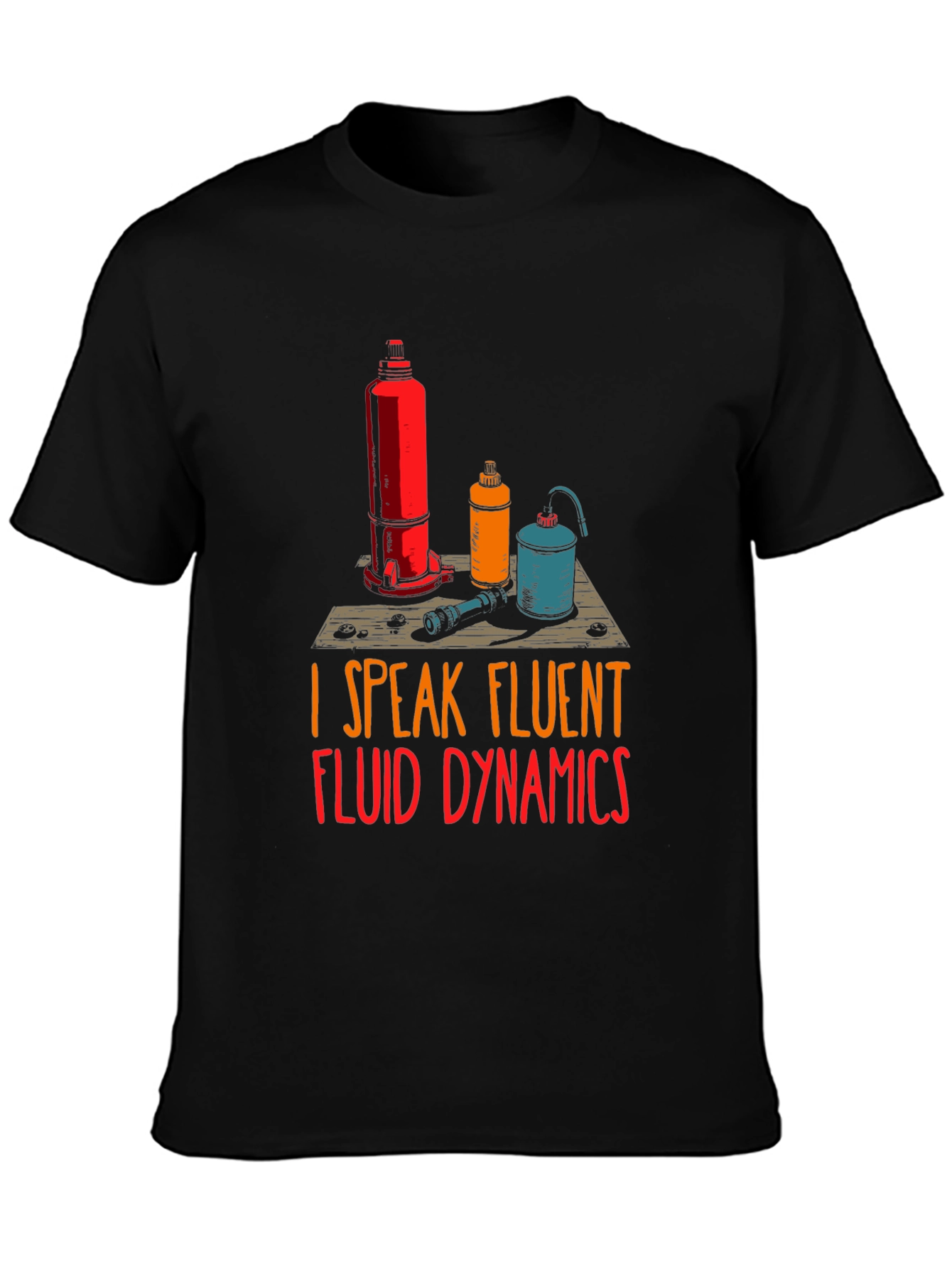 Fluent Fluid Dynamics Graphic T-Shirt