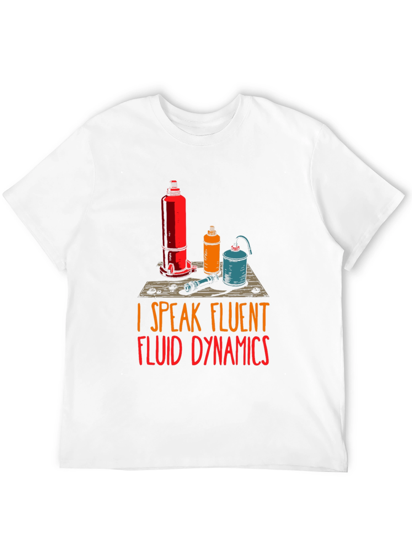 Fluent Fluid Dynamics Graphic T-Shirt
