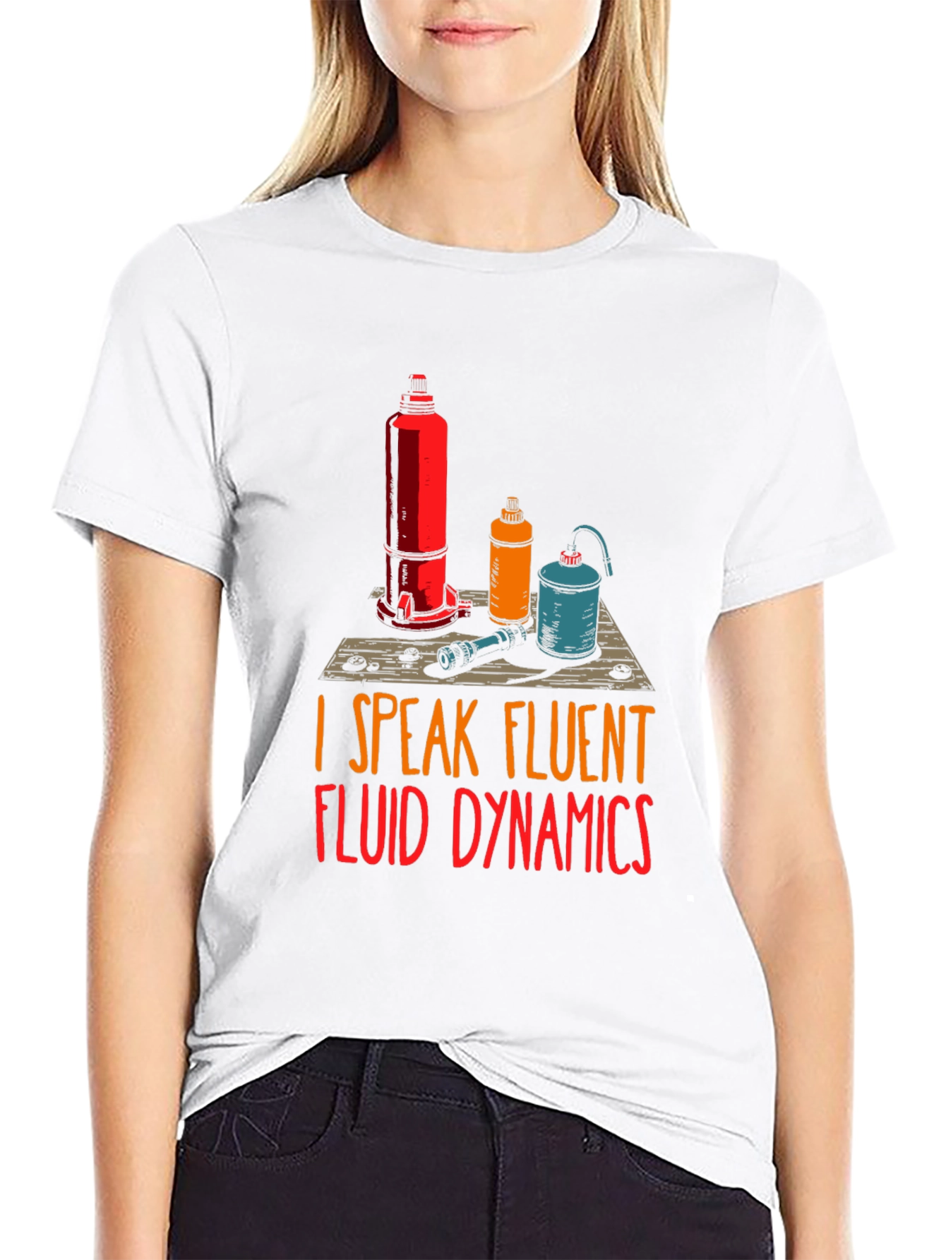 Fluent Fluid Dynamics Graphic T-Shirt