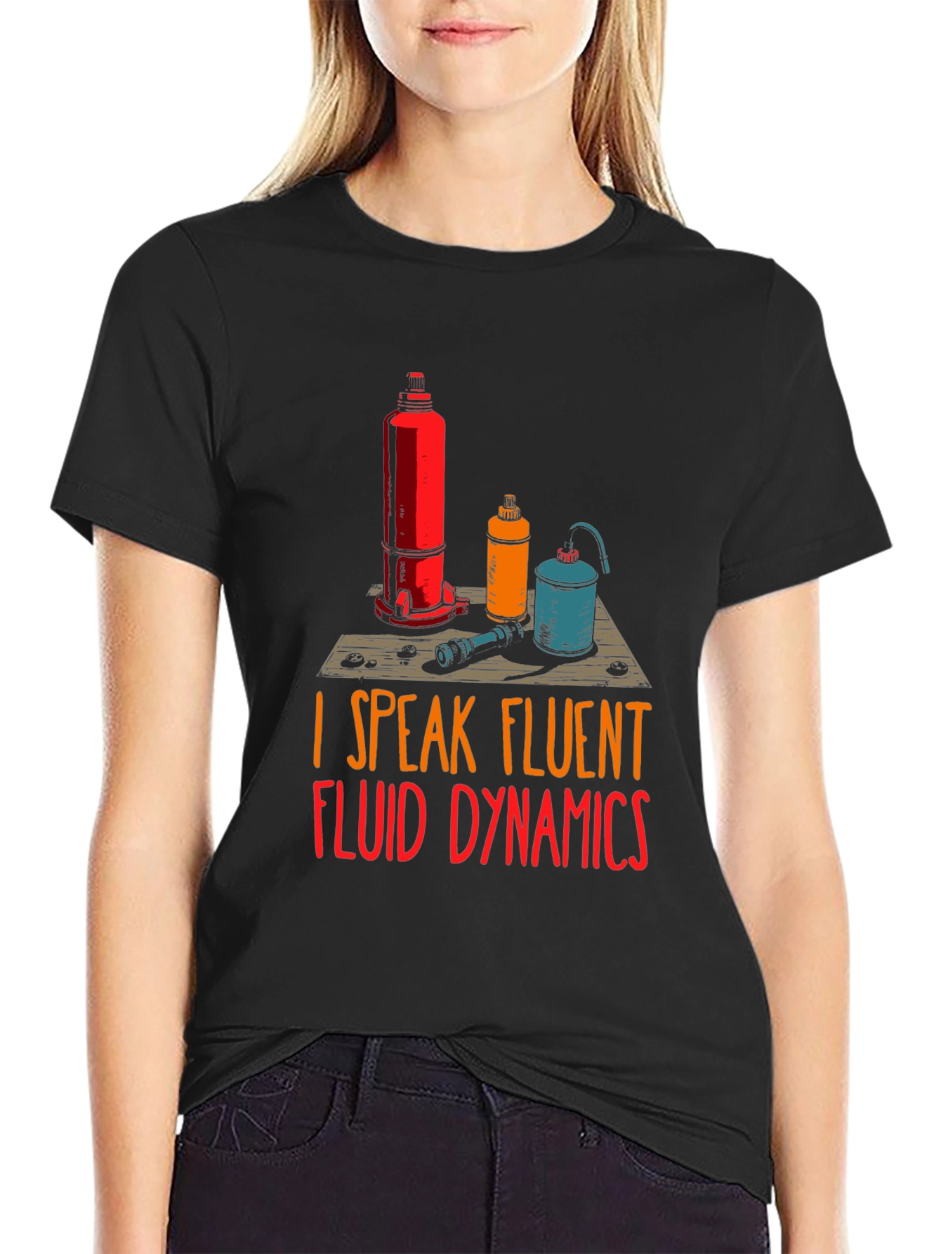 Fluent Fluid Dynamics Graphic T-Shirt