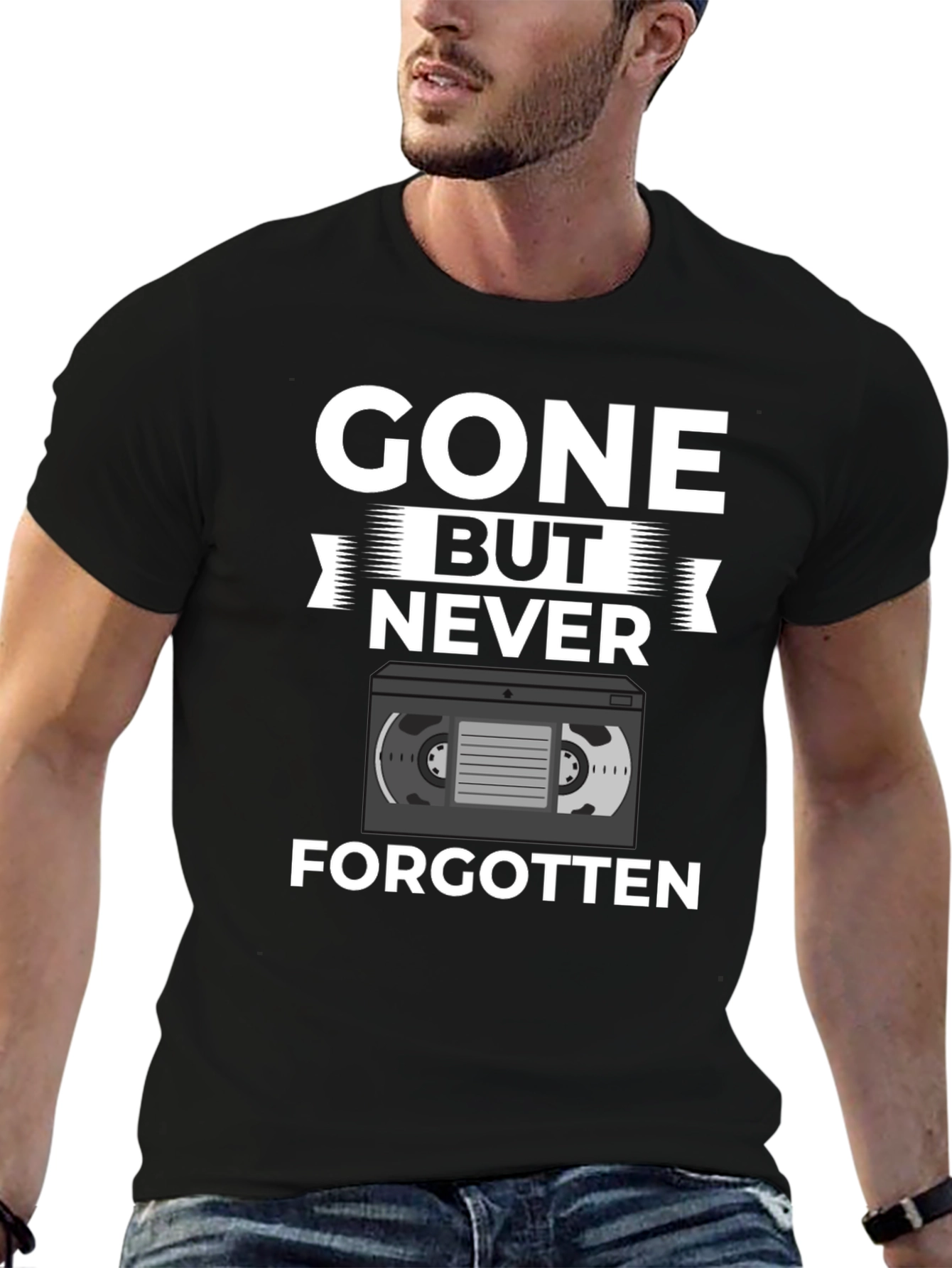 Gone But Never Forgotten VHS Tape T-Shirt
