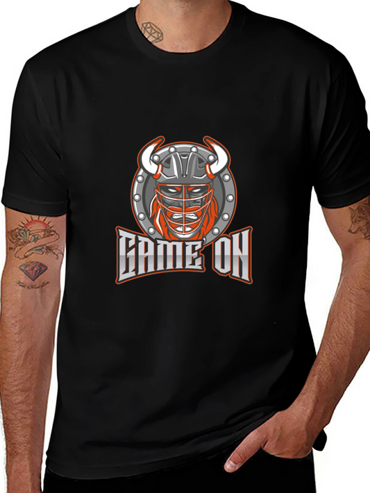Game On Viking T-Shirt - Black
