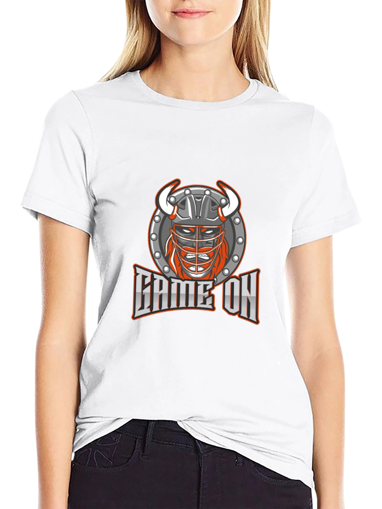 Game On Viking T-Shirt - Black