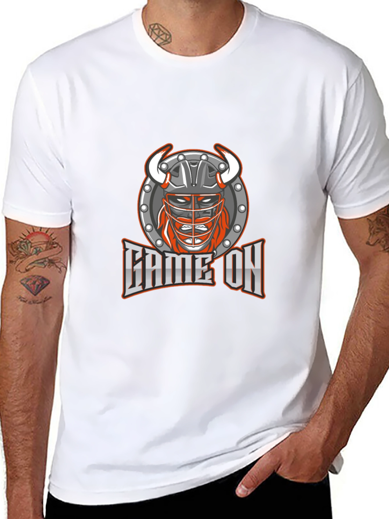 Game On Viking T-Shirt - Black