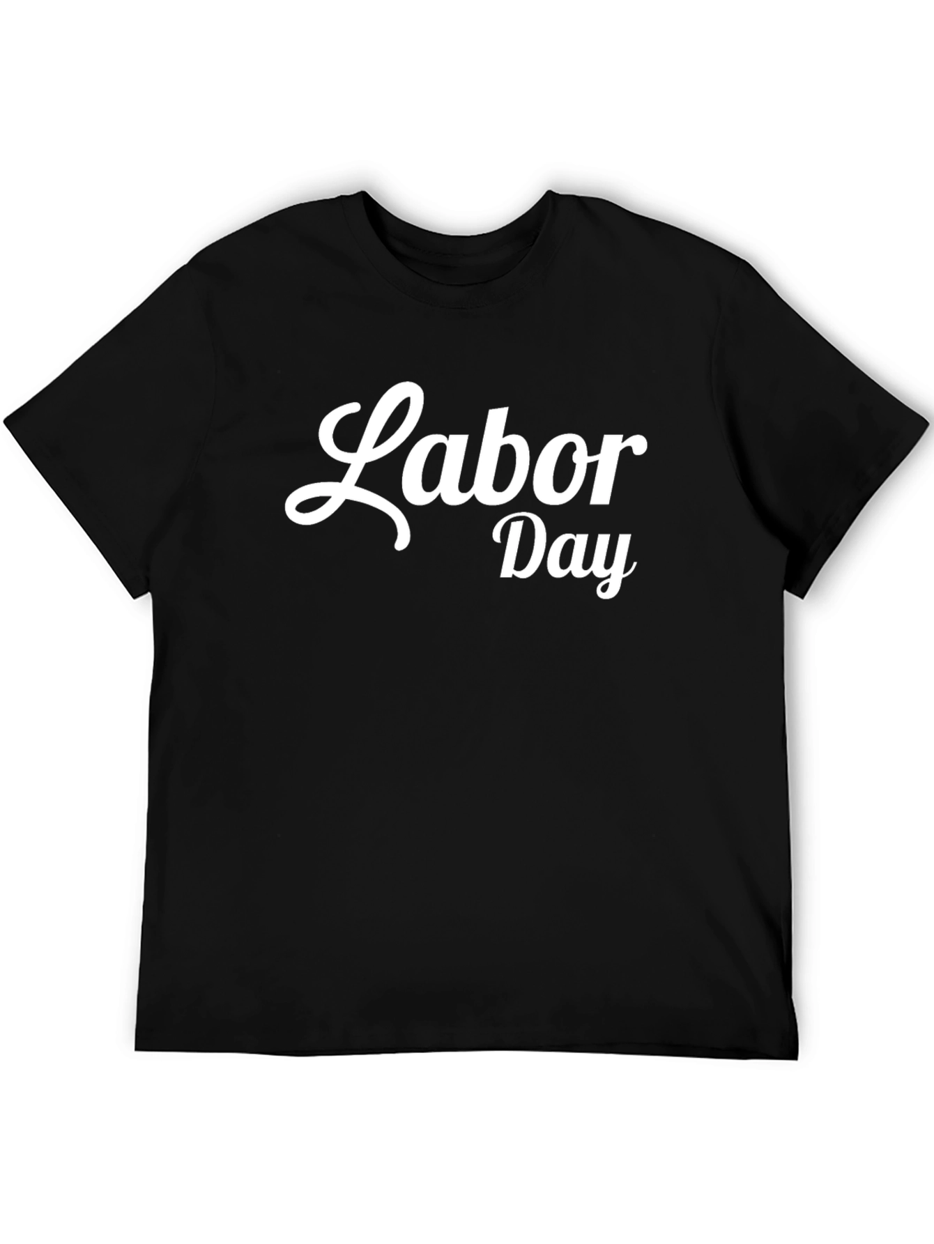 Labor Day T-Shirt - Black Casual Tee