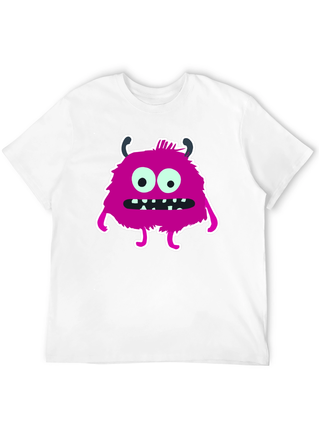 Monster Graphic T-Shirt - Black