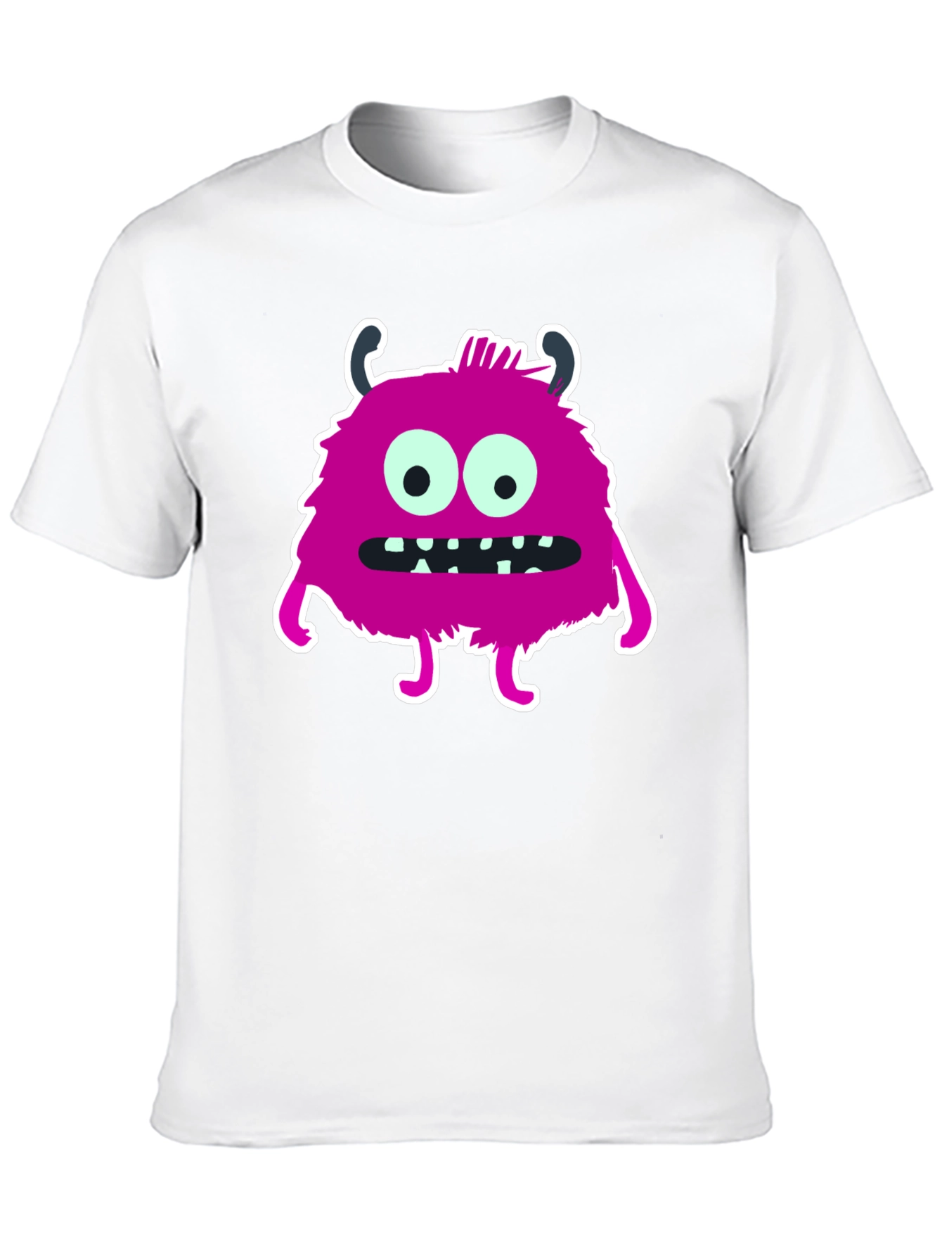 Monster Graphic T-Shirt - Black