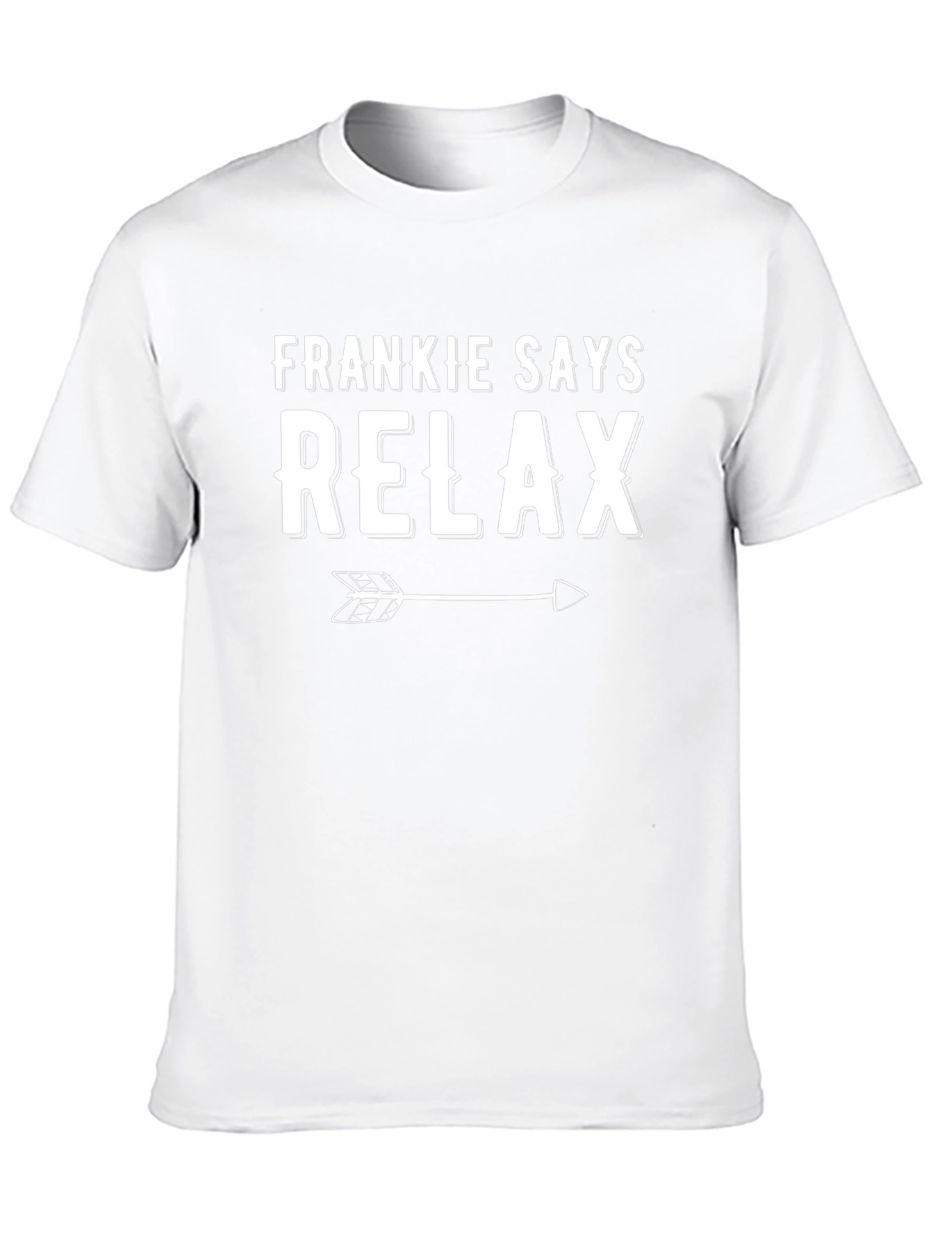 Frankie Says Relax T-Shirt - Black Cotton Tee