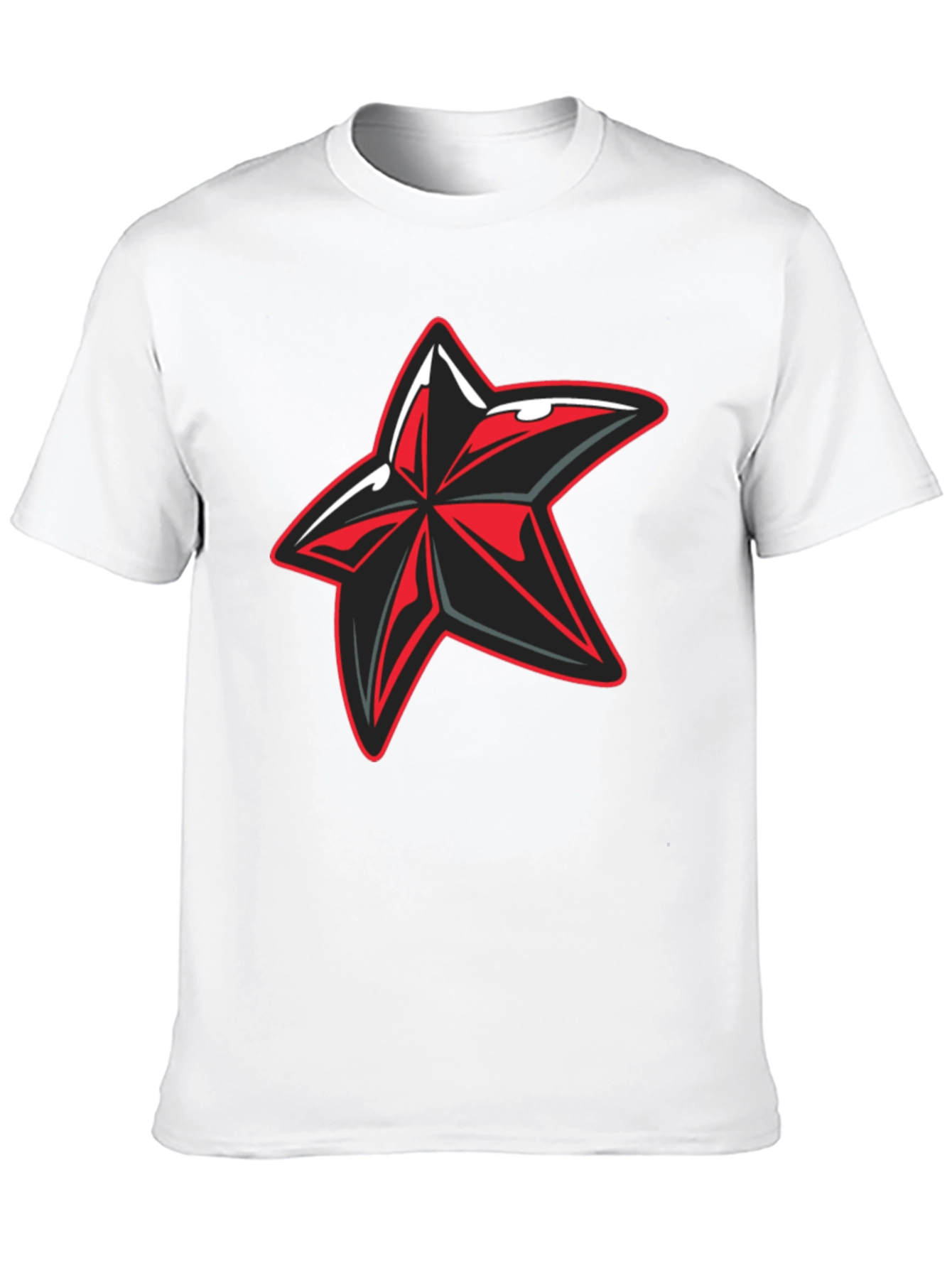 Edgy Graphic Star T-Shirt