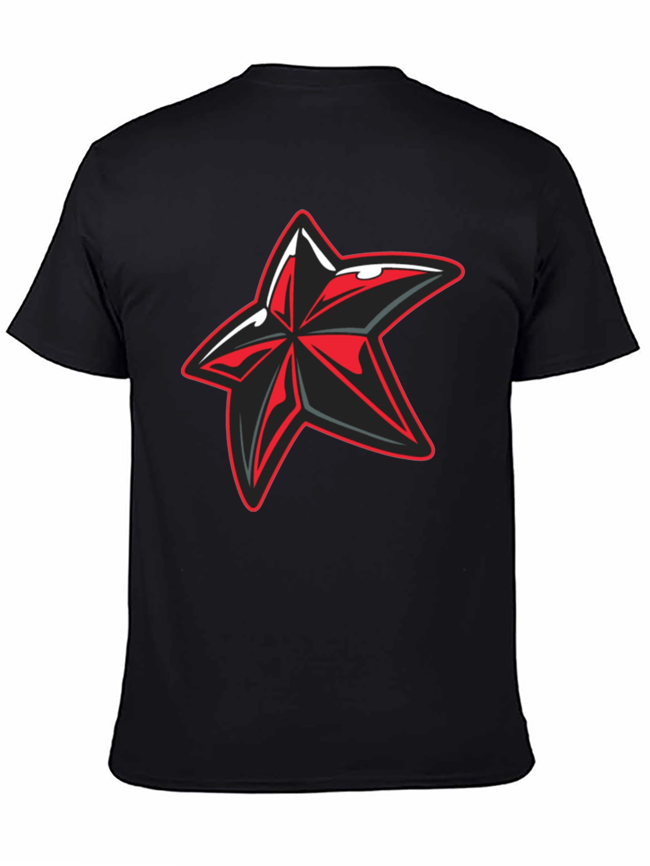 Edgy Graphic Star T-Shirt