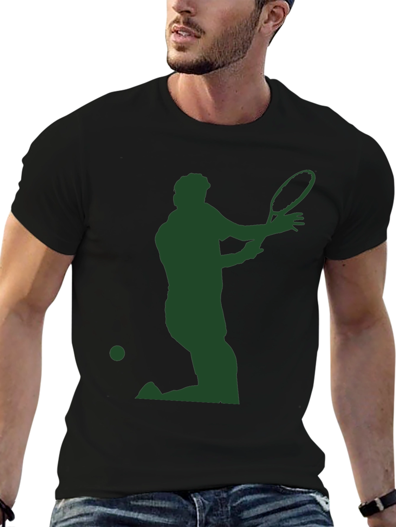 Tennis Player Silhouette Tee