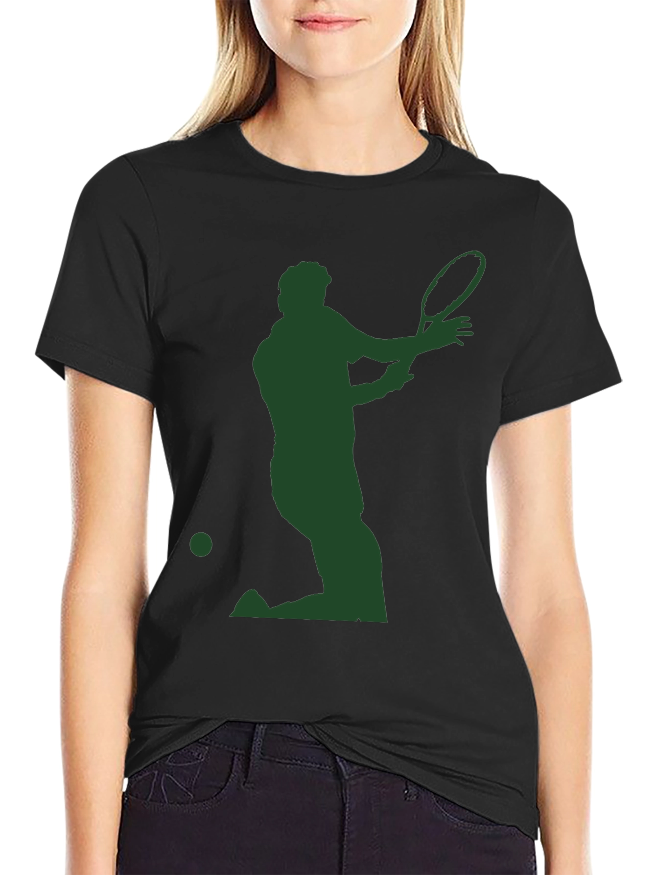 Tennis Player Silhouette Tee