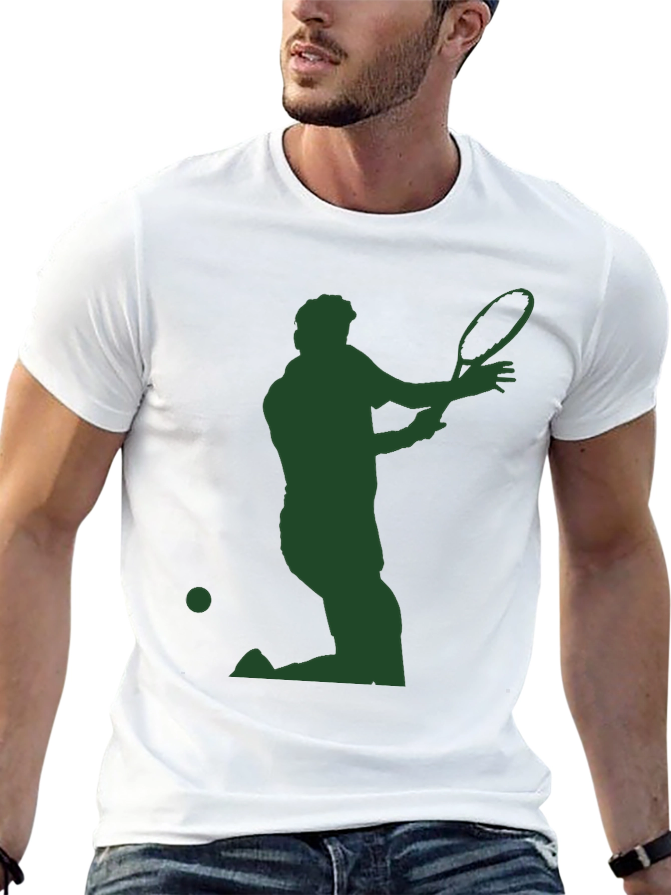 Tennis Player Silhouette Tee