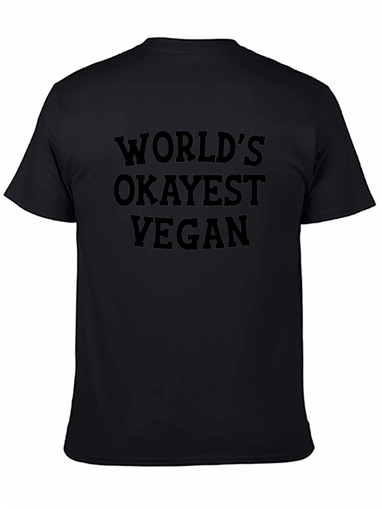 Worlds Okayest Vegan Funny T-Shirt