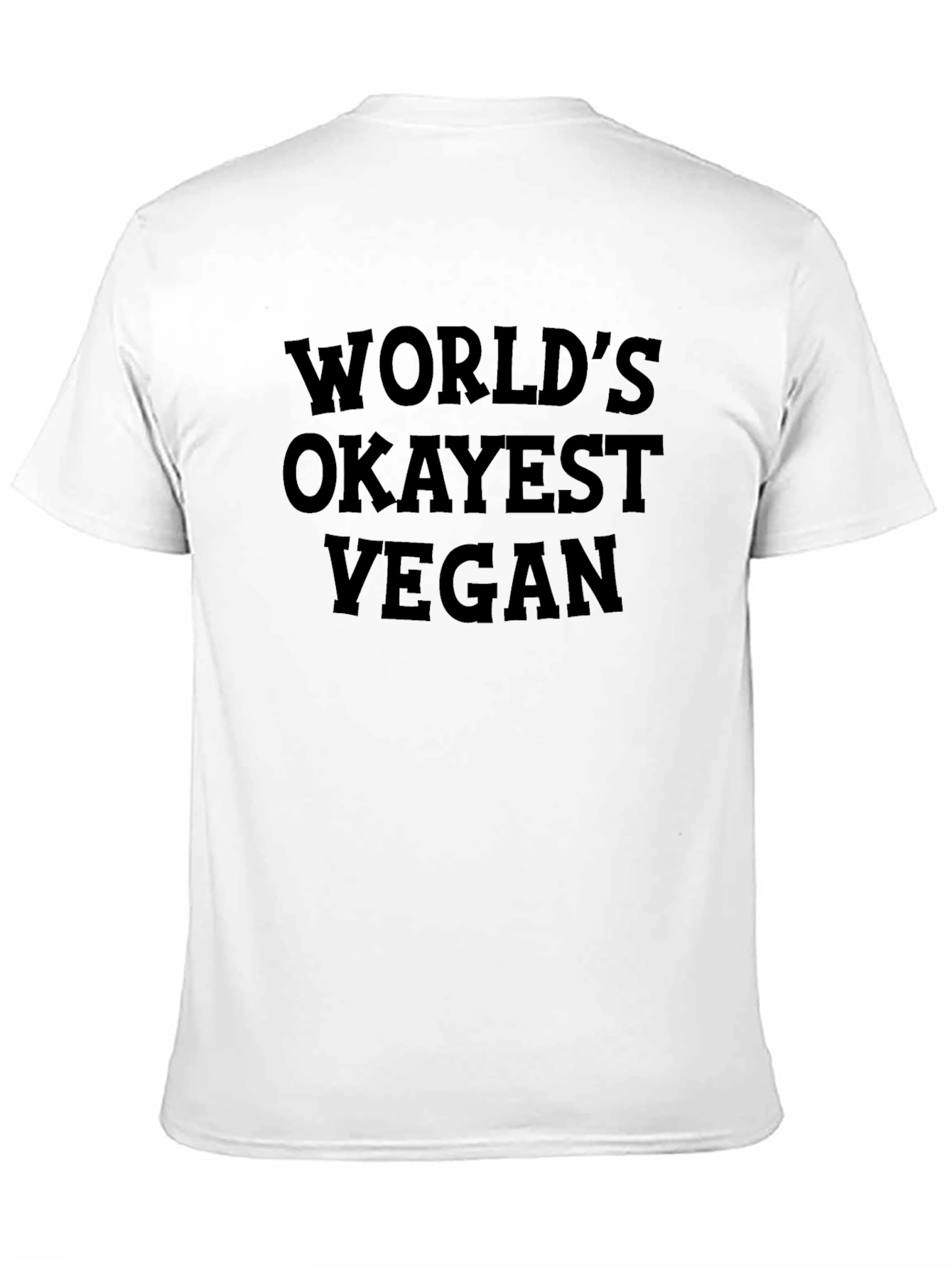 Worlds Okayest Vegan Funny T-Shirt