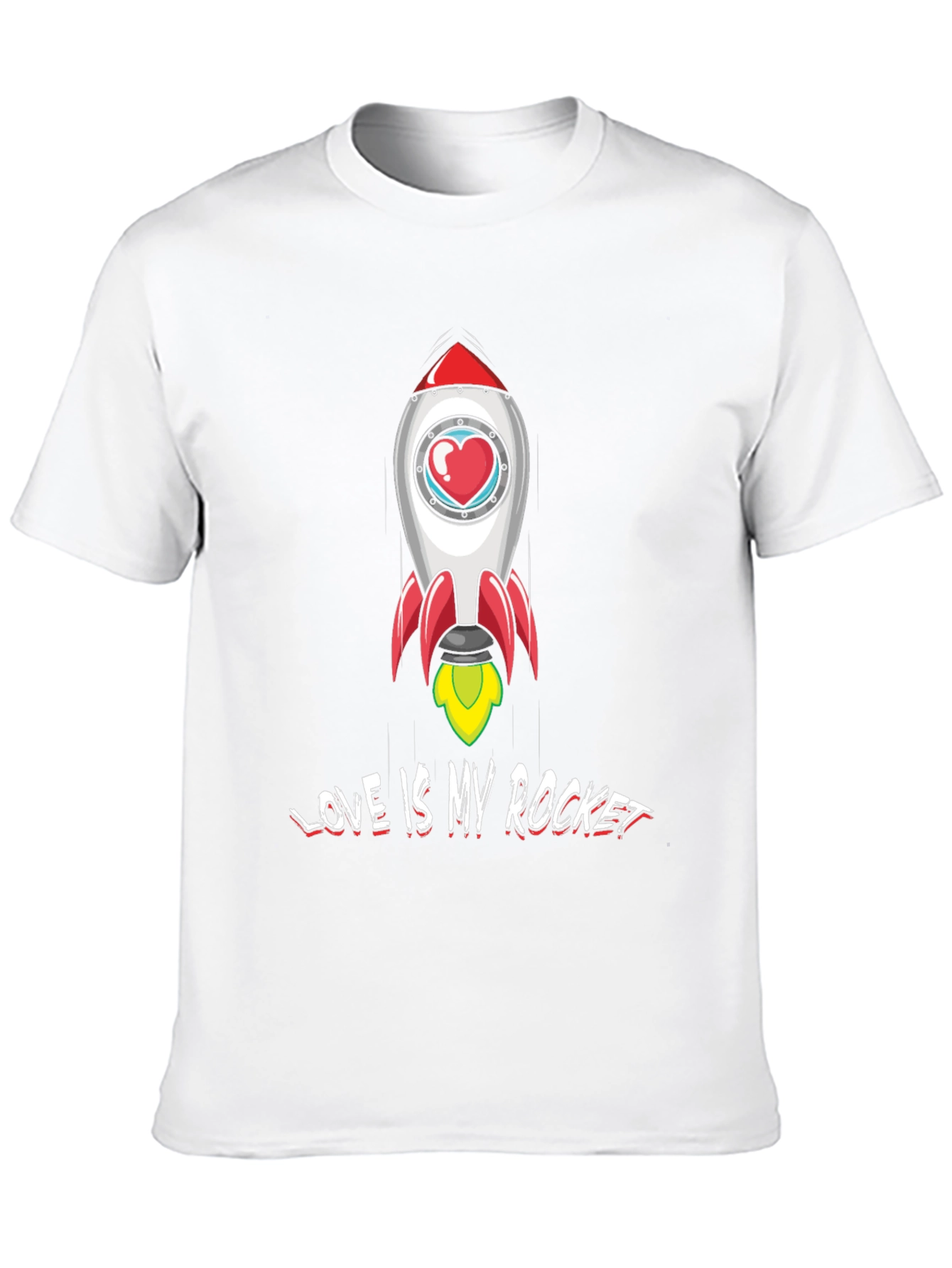 Love is My Rocket Graphic Tee - Unisex